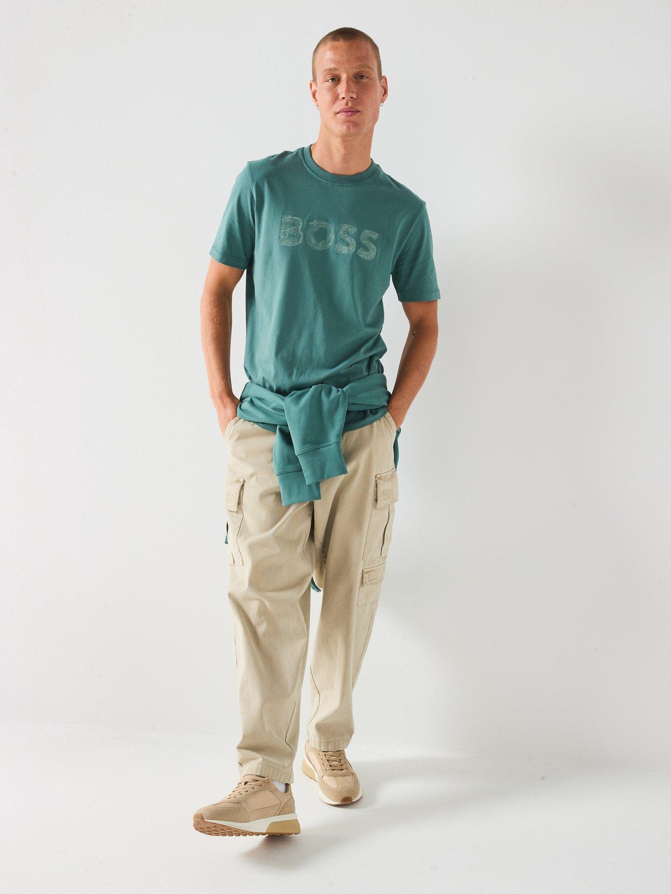 Image 3 of 5 of BOSS Logo T-Shirt - Green