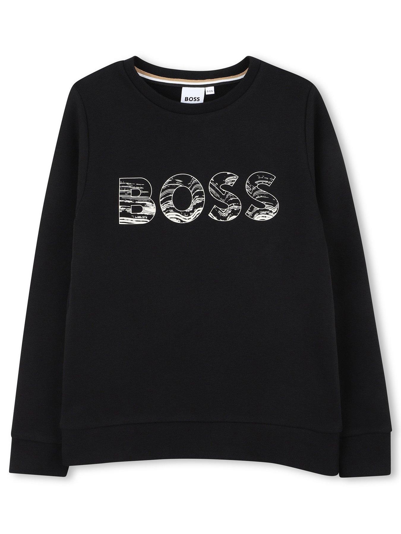 boss-boys-logo-sweatshirt-black