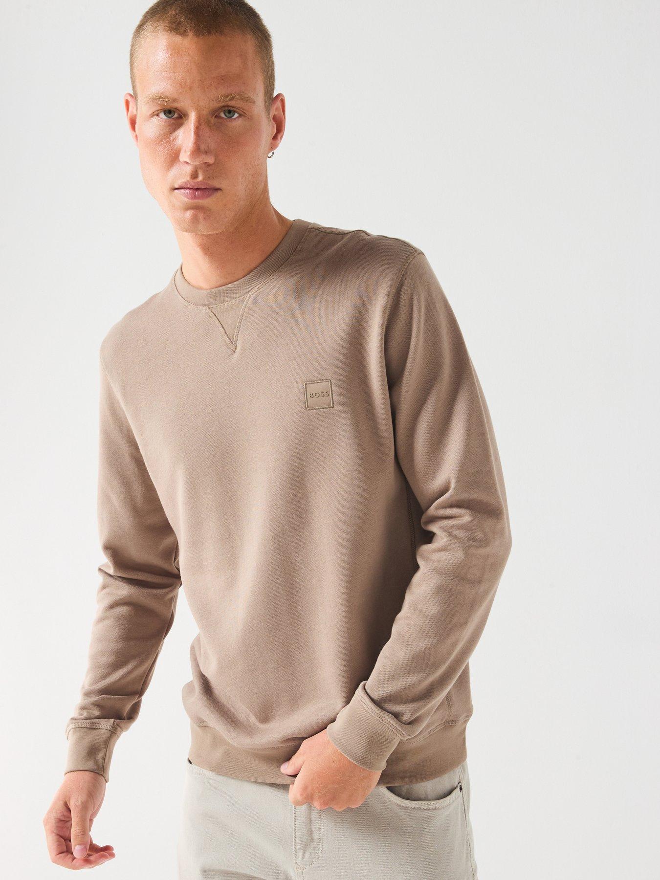 undefined Westart Regular Fit Crew Sweat - Dark Beige