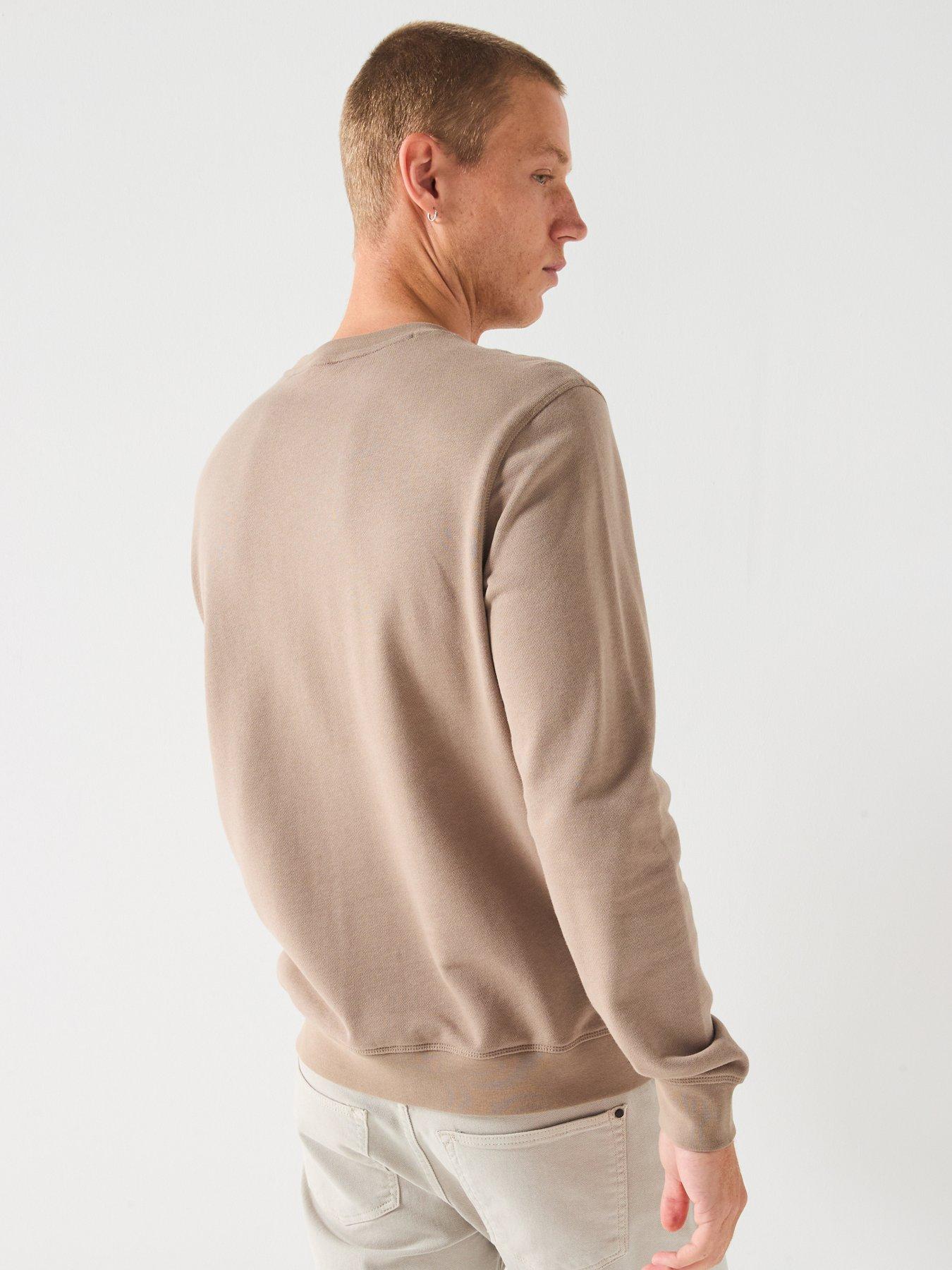 Image 2 of 6 of BOSS Westart Regular Fit Crew Sweat - Dark Beige