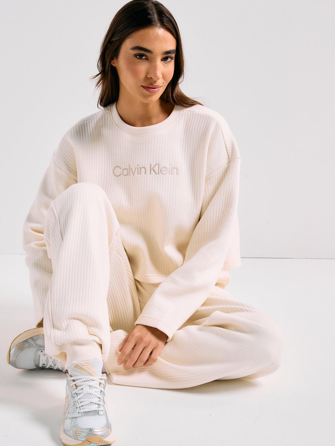  image of calvin-klein-quilted-jogger-cream