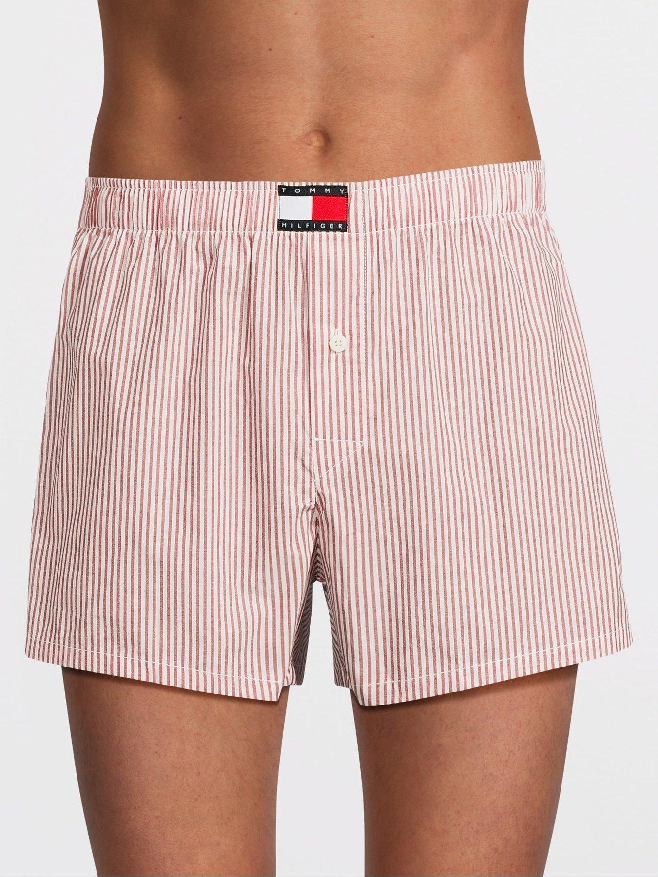 image of tommy-hilfiger-3-pack-heritage-woven-boxers-multi