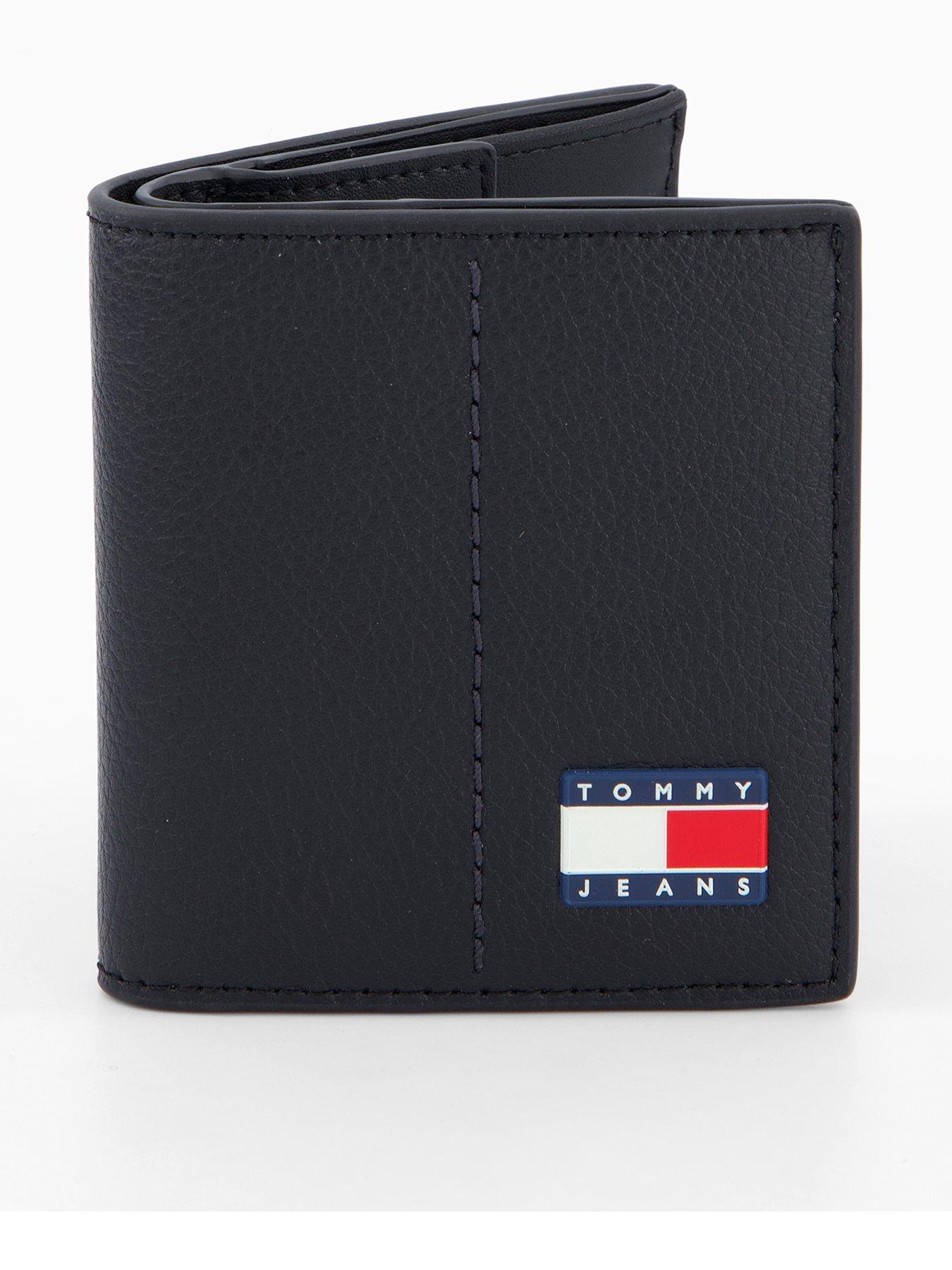 Tommy Jeans Heritage Badge Cc Wallet With Coin Pocket - Black