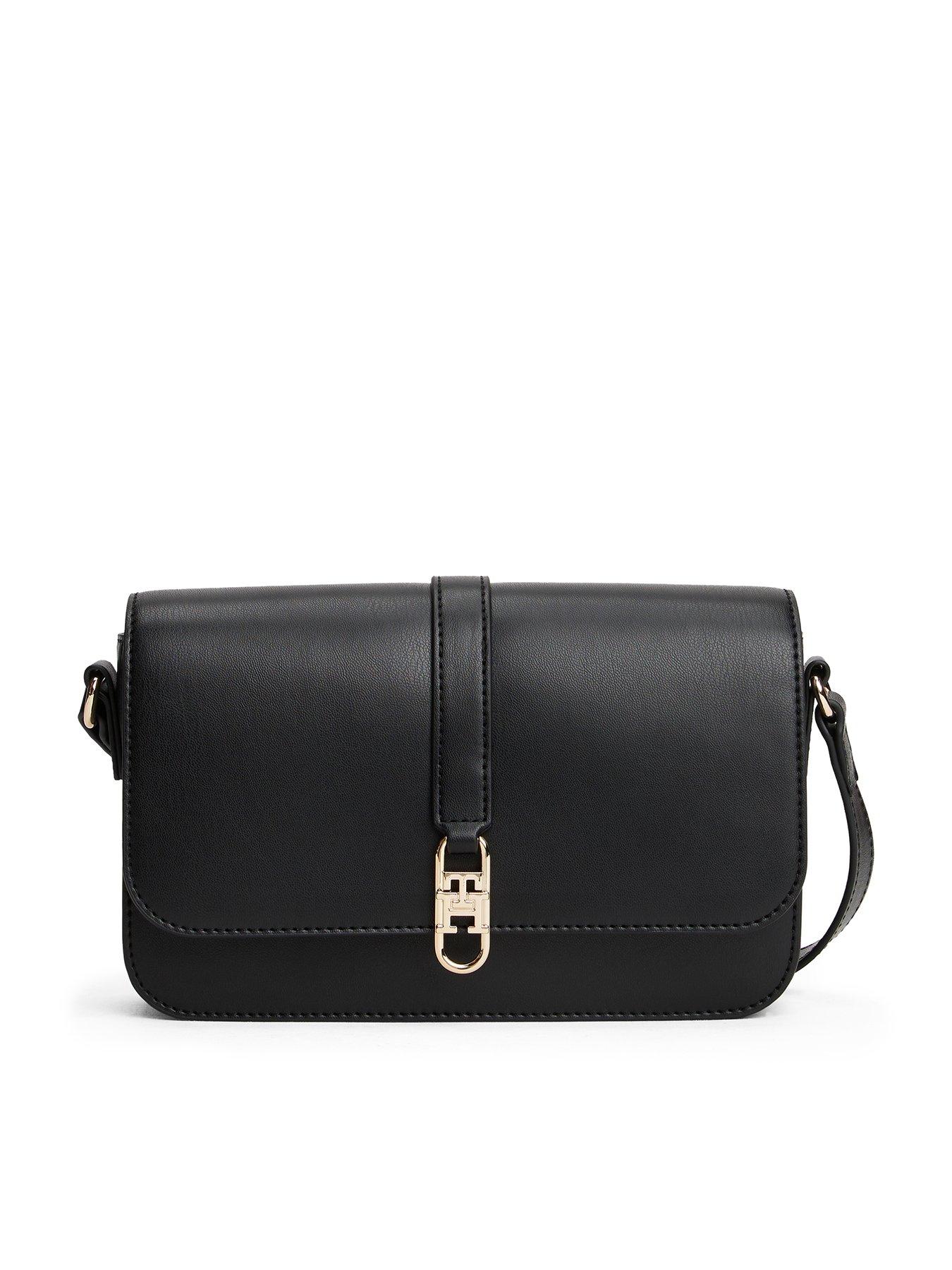 Image 1 of 5 of Tommy Hilfiger Libre Flap Crossover Bag - Black