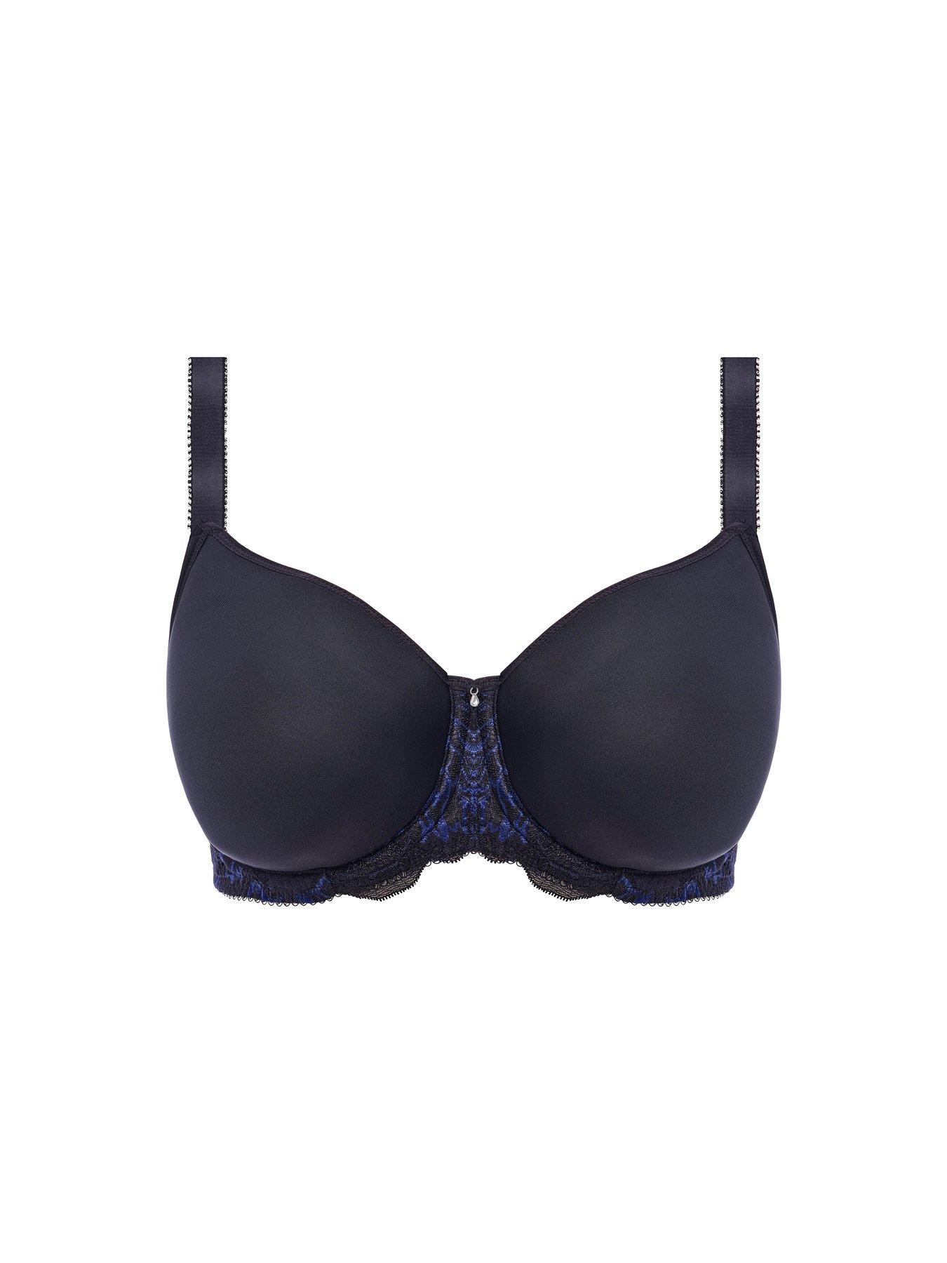 Image 4 of 4 of Fantasie Emmaline Underwire Moulded Spacer Bra-Midnight