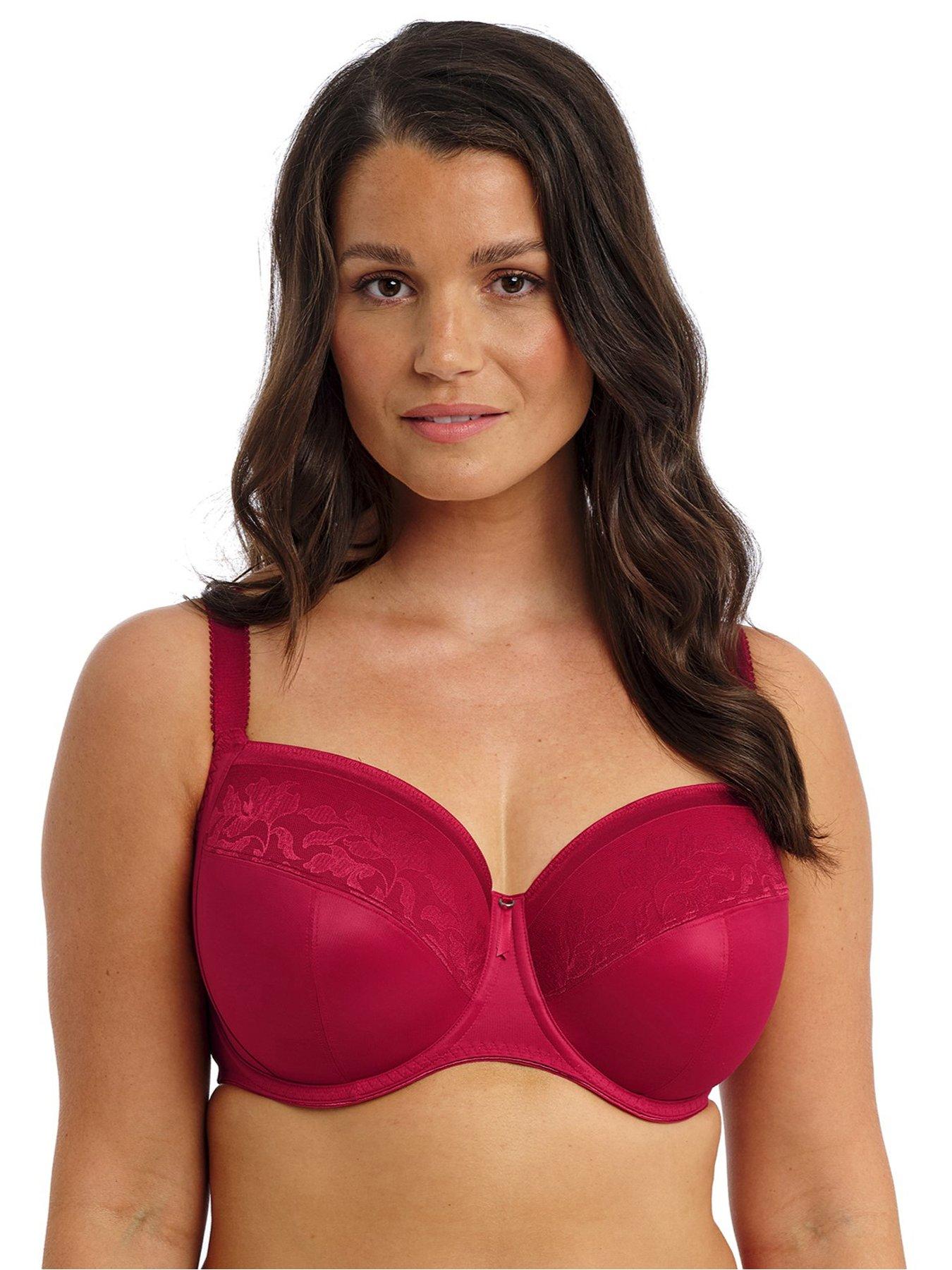  image of fantasie-illusion-underwire-side-support-bra-red
