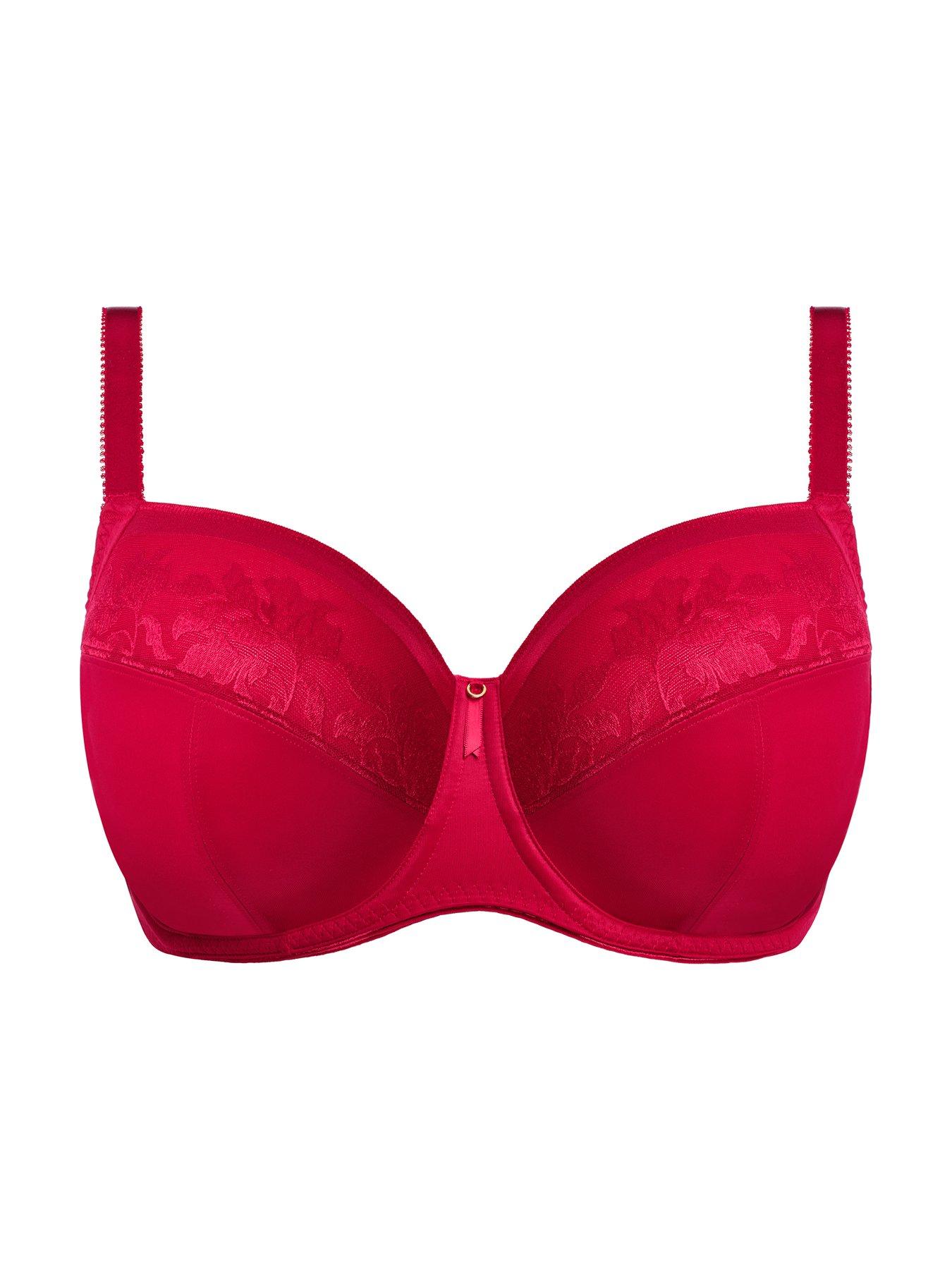  image of fantasie-illusion-underwire-side-support-bra-red
