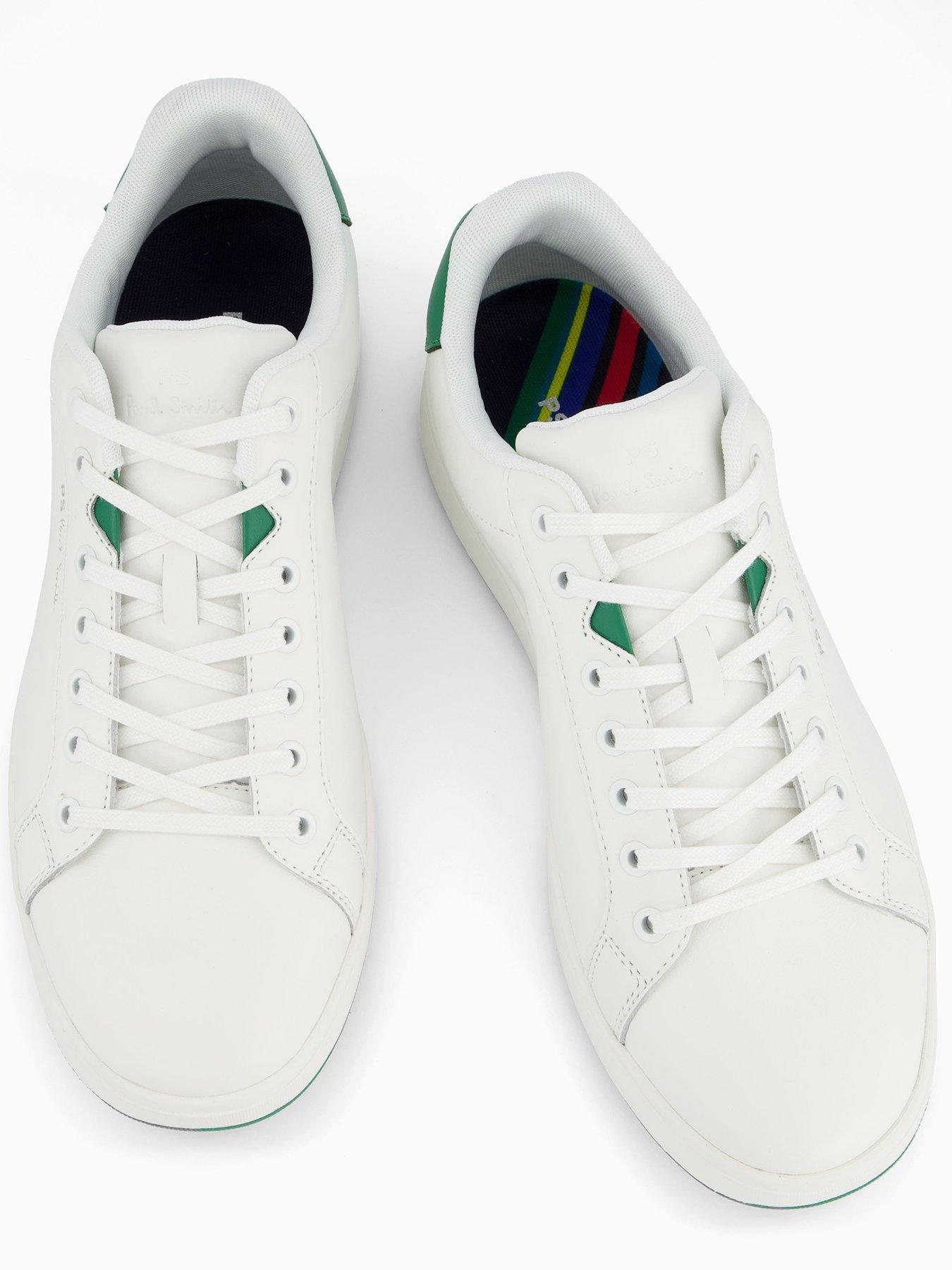  image of ps-paul-smith-albany-leather-sneaker-white