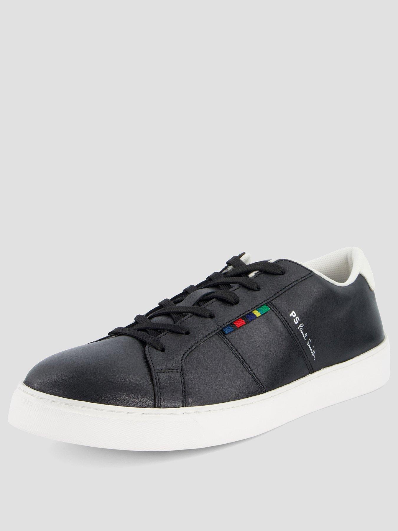Image 2 of 7 of PS PAUL SMITH Beech Logo Leather Trainers - Black