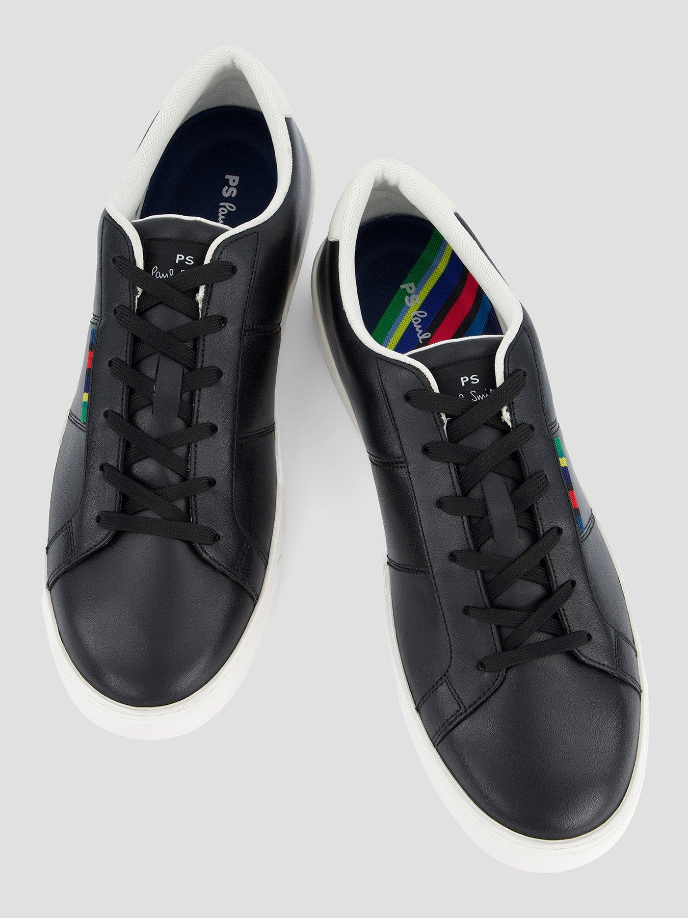 Image 3 of 7 of PS PAUL SMITH Beech Logo Leather Trainers - Black