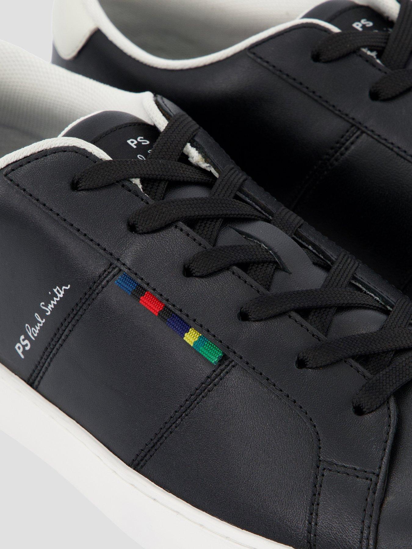 Image 5 of 7 of PS PAUL SMITH Beech Logo Leather Trainers - Black