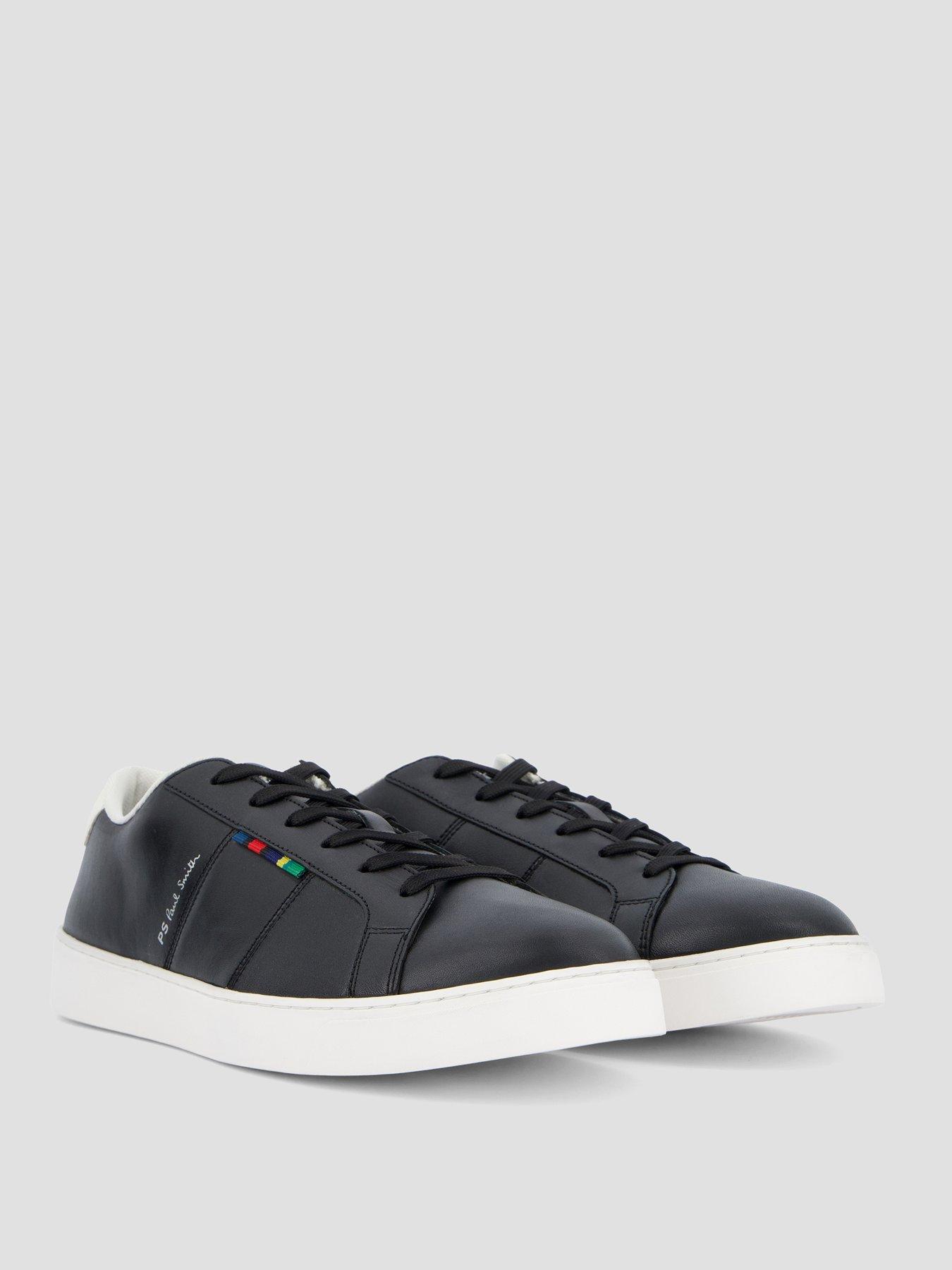 Image 6 of 7 of PS PAUL SMITH Beech Logo Leather Trainers - Black