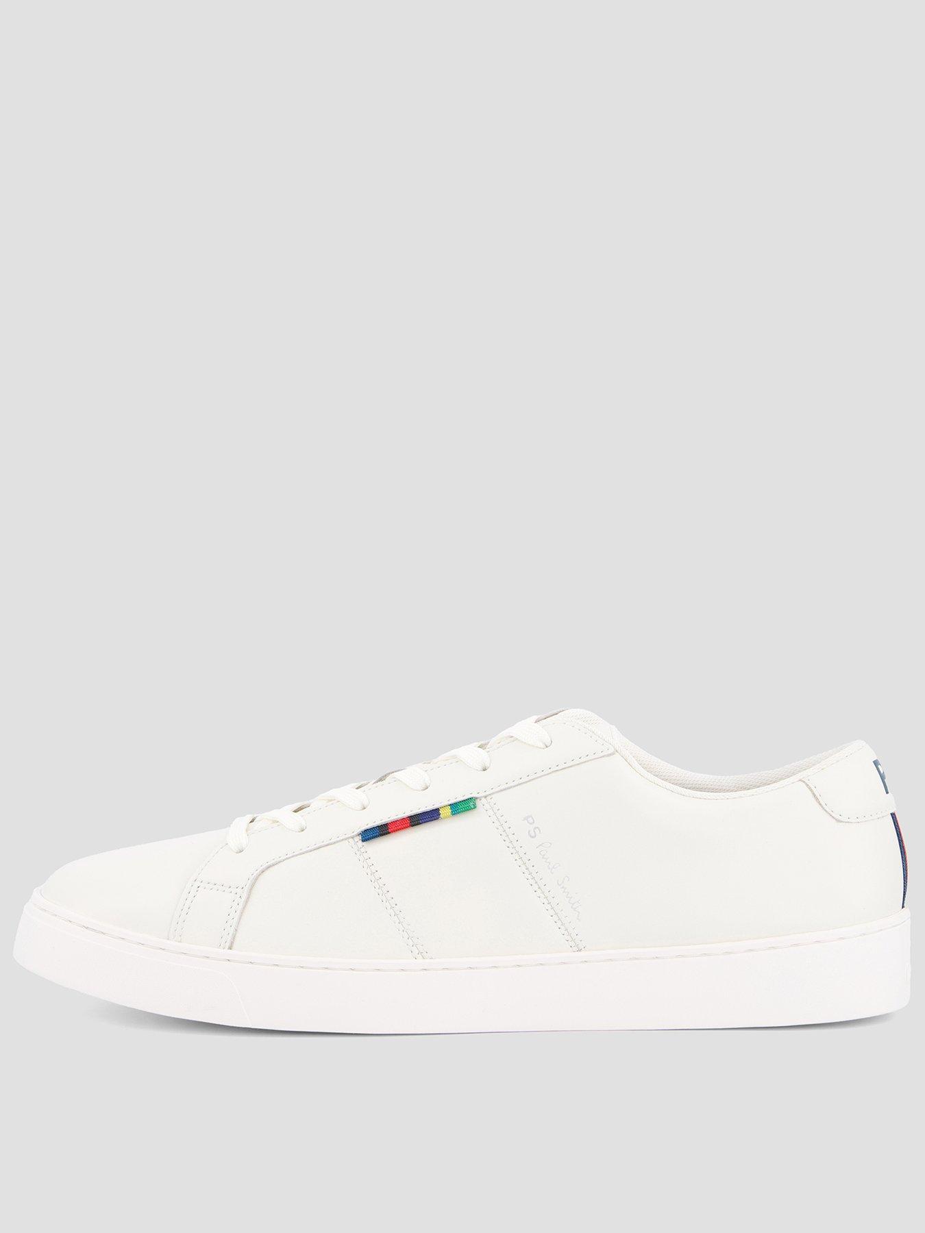 PS PAUL SMITH Ps Paul Smith Beech Logo Leather Sneaker - White