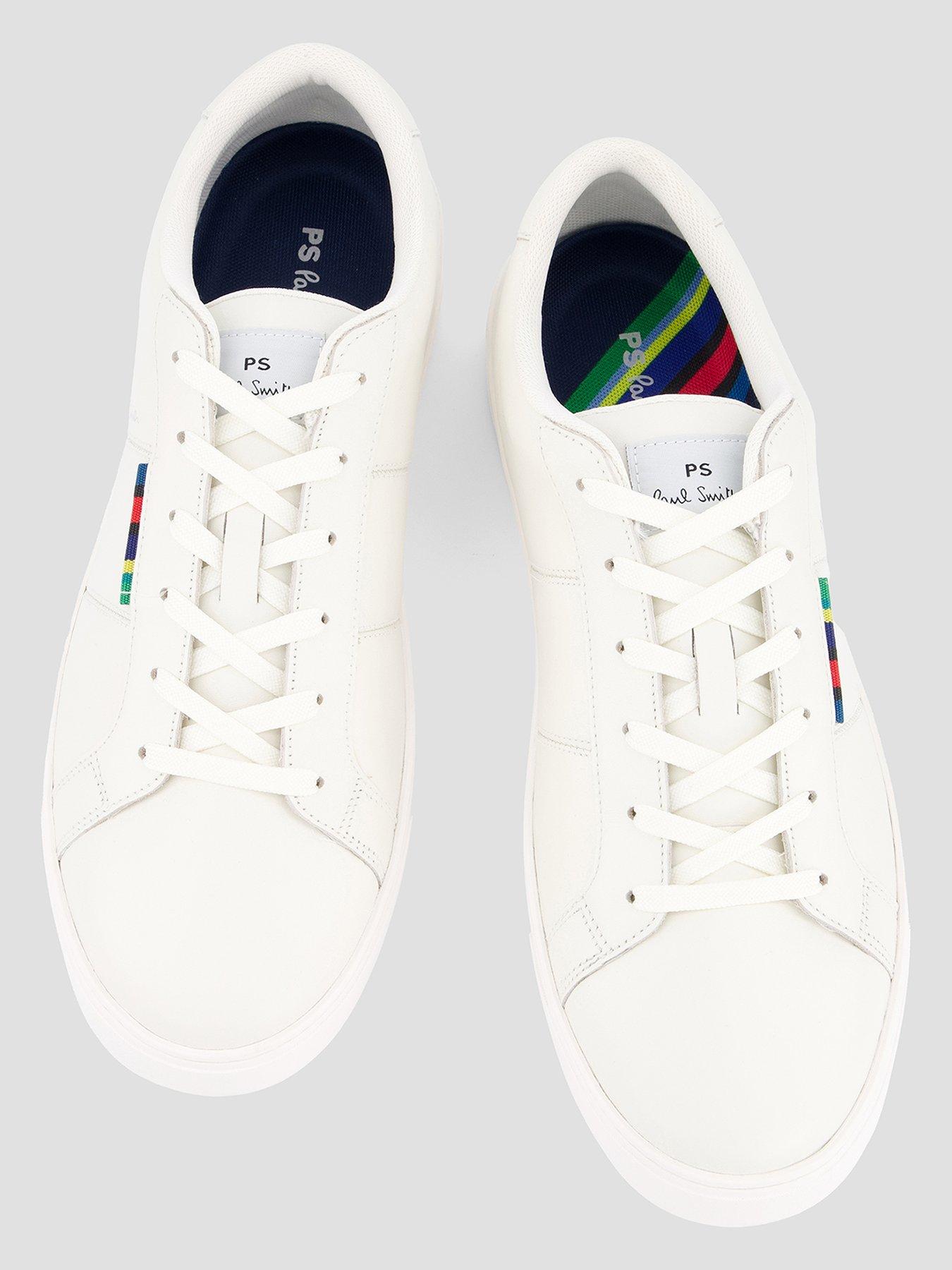 Image 3 of 7 of PS PAUL SMITH Beech Logo Leather Sneaker - White