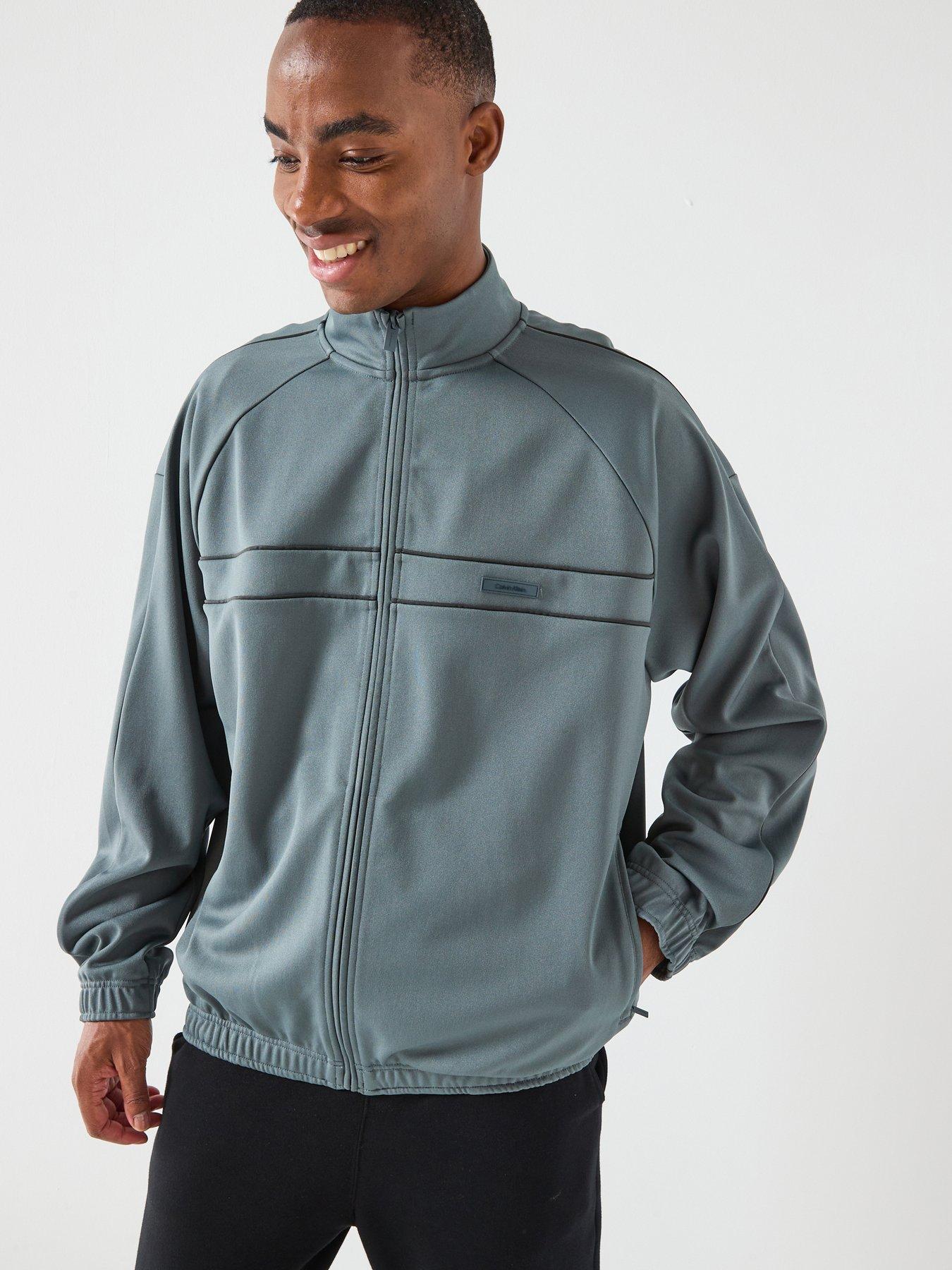 Image 1 of 6 of Calvin Klein Sport Bomber Jacket - Grey