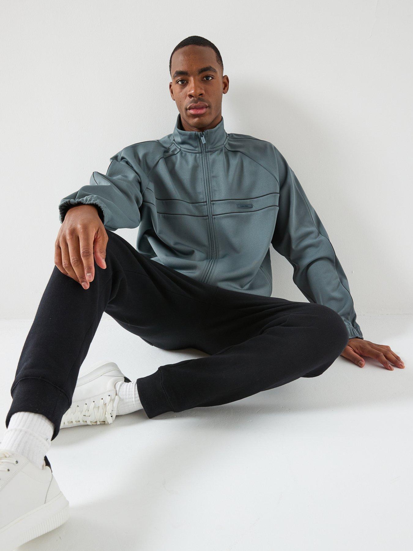 Image 6 of 6 of Calvin Klein Sport Bomber Jacket - Grey