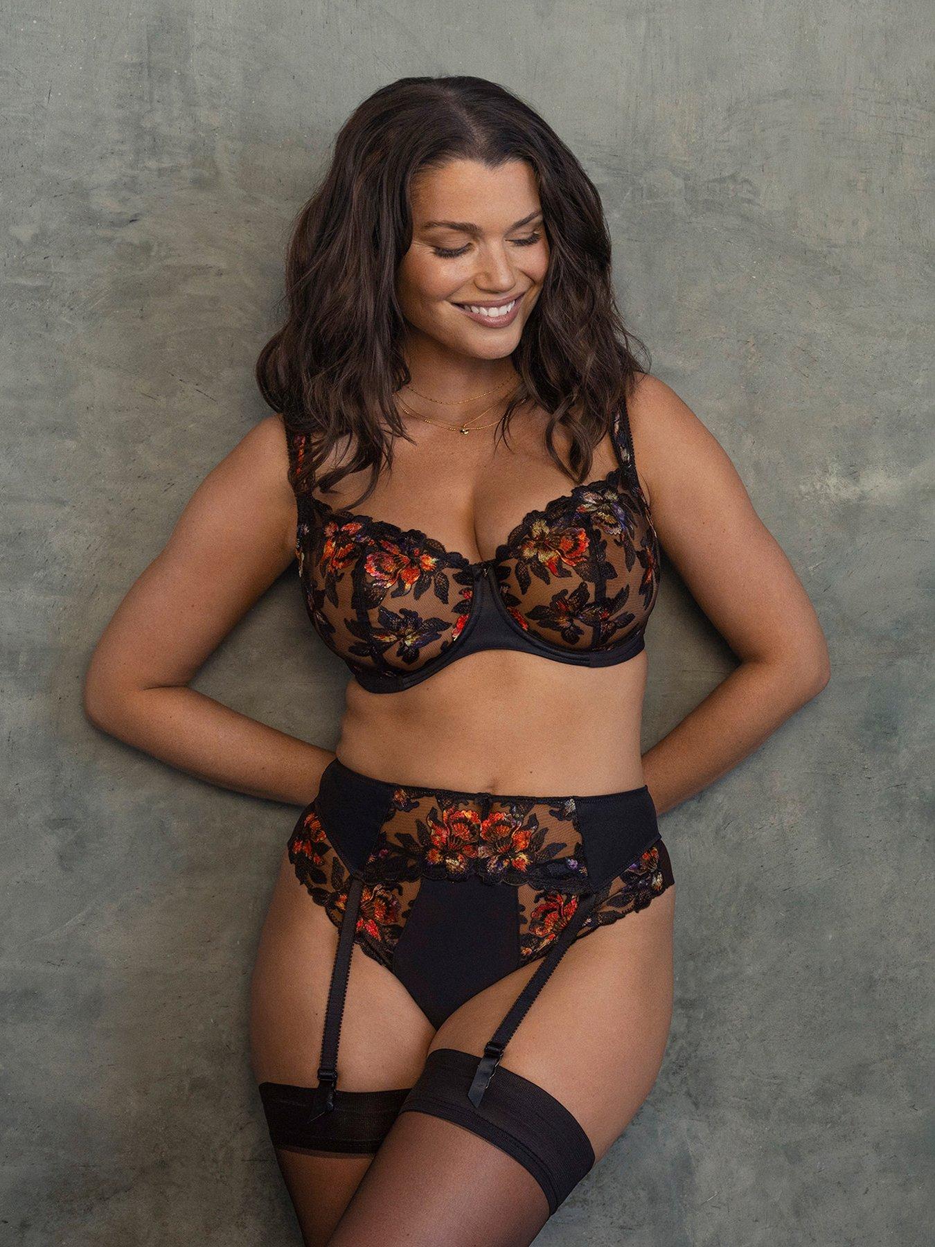 undefined Fantasie Magdalena Suspender-Noir