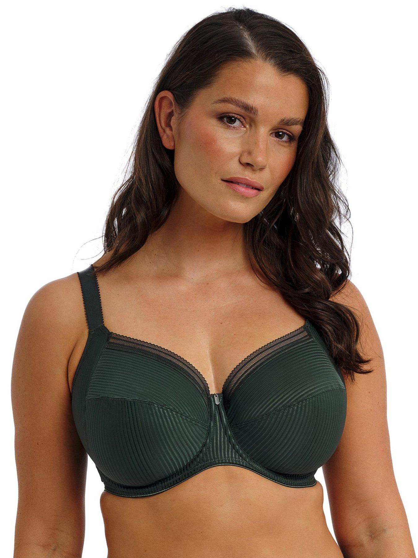 Image 2 of 4 of Fantasie Fusion Underwire Full Cup Side Support Bra-Evergreen - Green