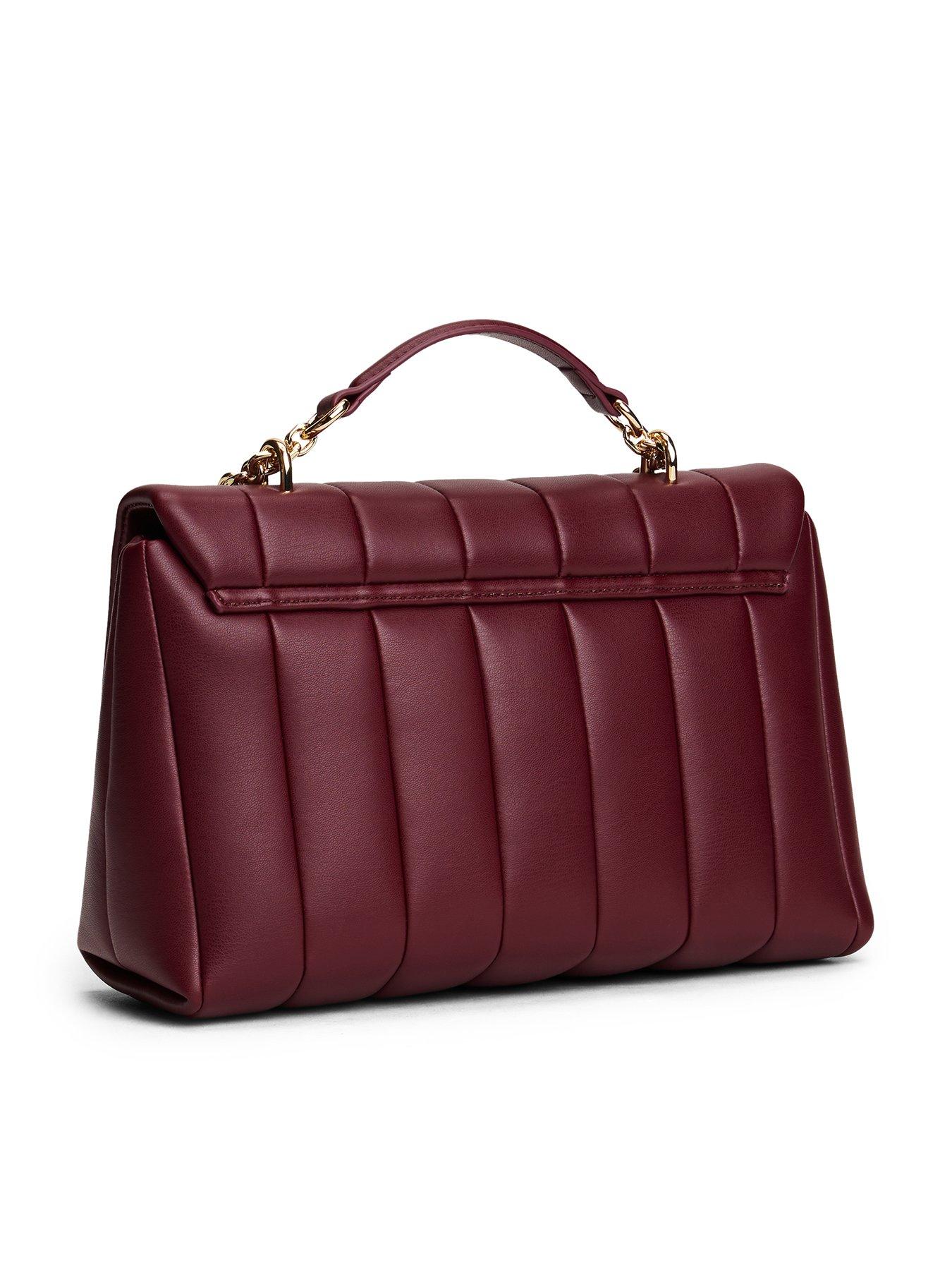  image of tommy-hilfiger-grace-medium-crossover-burgundy