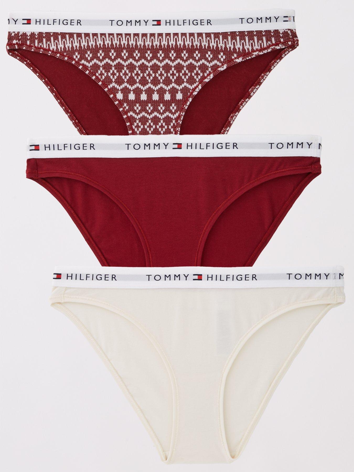  image of tommy-hilfiger-gift-3-pack-knicker-set-pink
