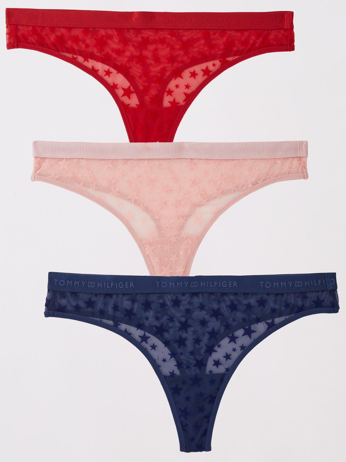 Tommy Hilfiger 3 Pack Thongs - Multi