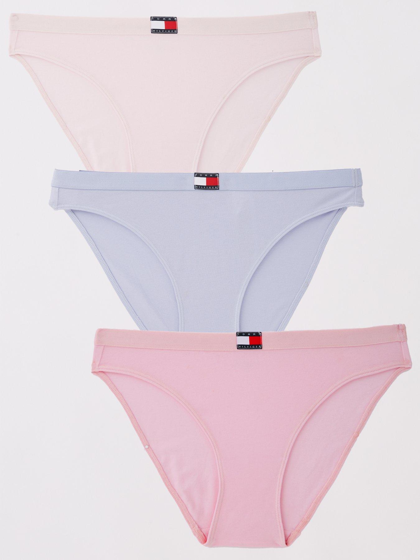 Tommy Hilfiger 3 Pack Briefs - Blue/Pink