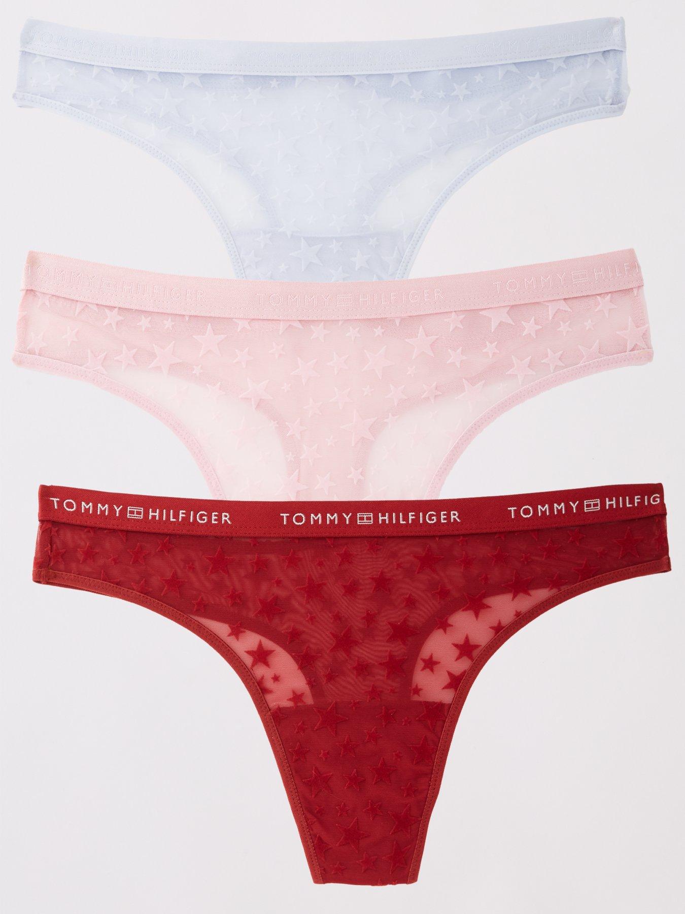 Tommy Hilfiger 3 Pack Thongs Gift Set - Pink