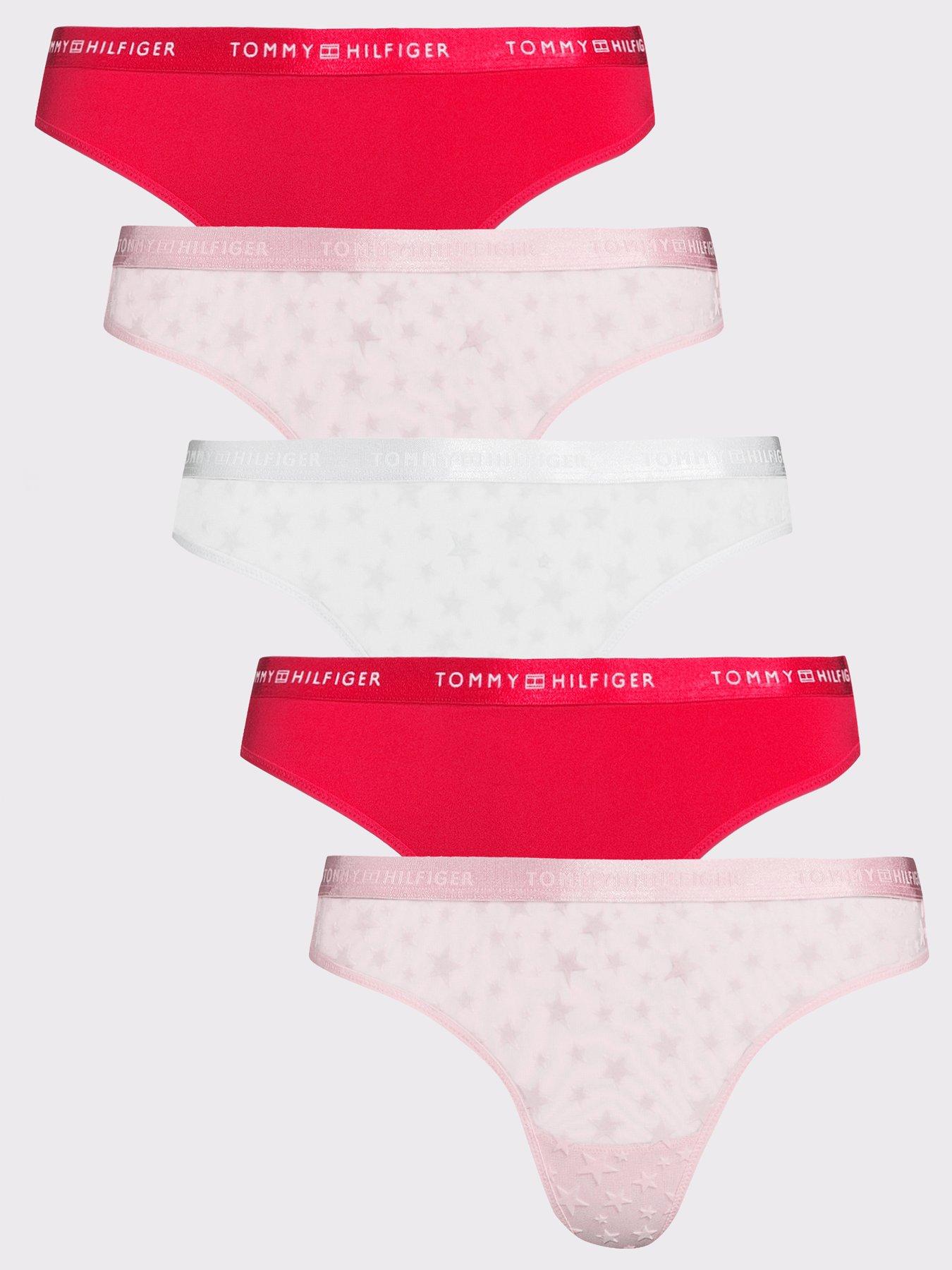 Image 1 of 3 of Tommy Hilfiger 3 Pack Thongs Gift Set - Pink