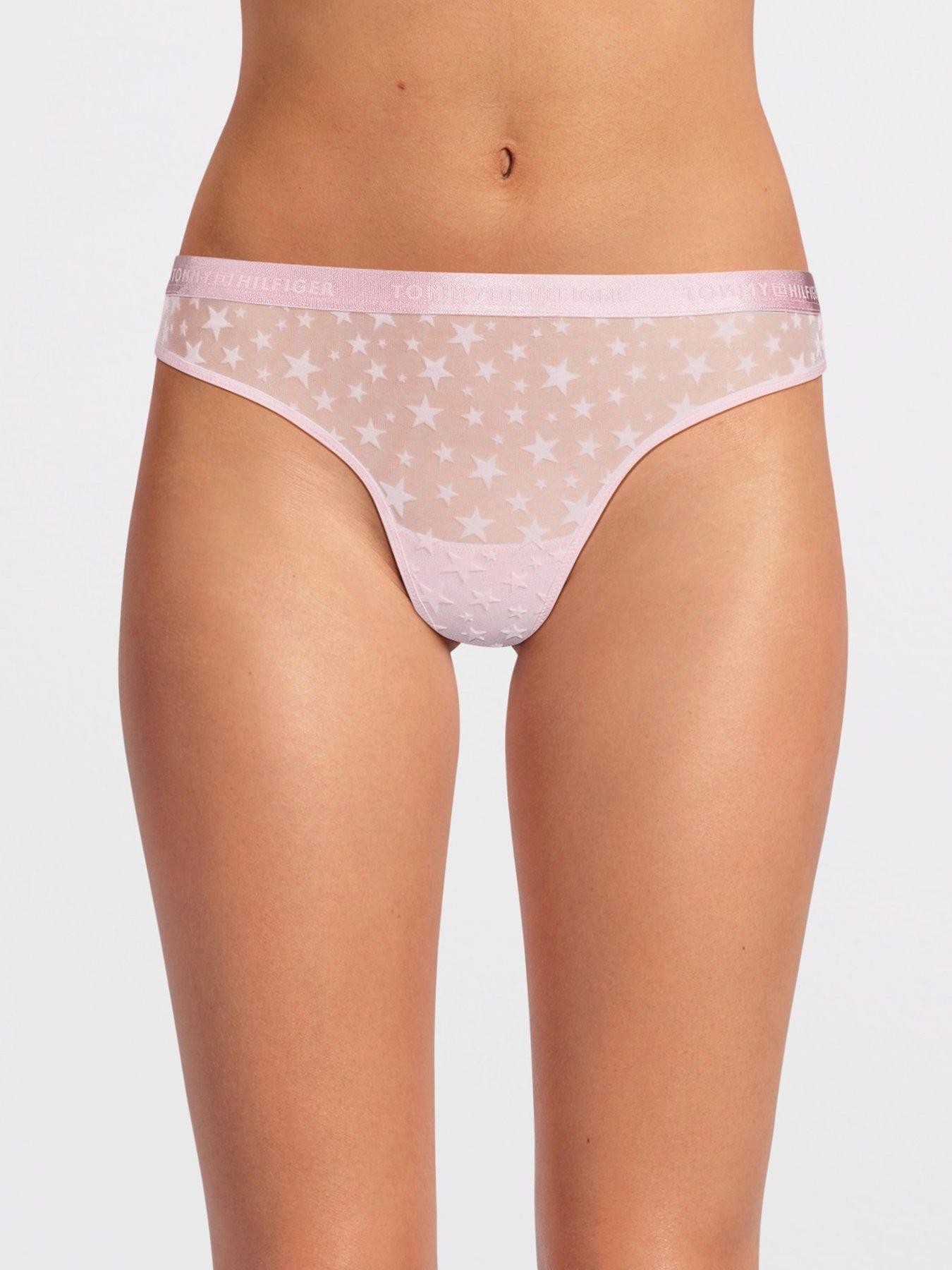 Image 2 of 3 of Tommy Hilfiger 3 Pack Thongs Gift Set - Pink