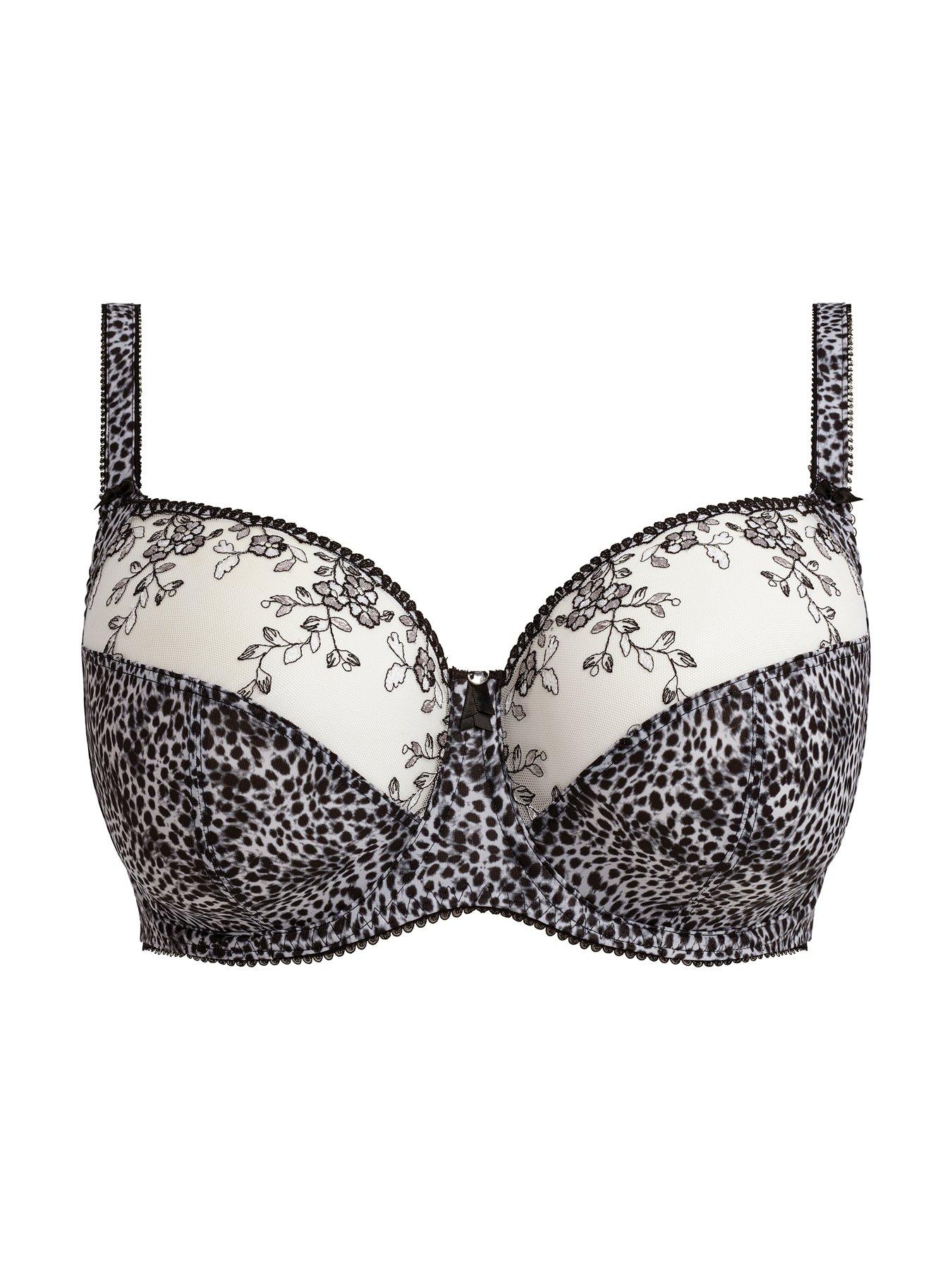  image of fantasie-lindsey-underwire-side-support-bra-blackwhite