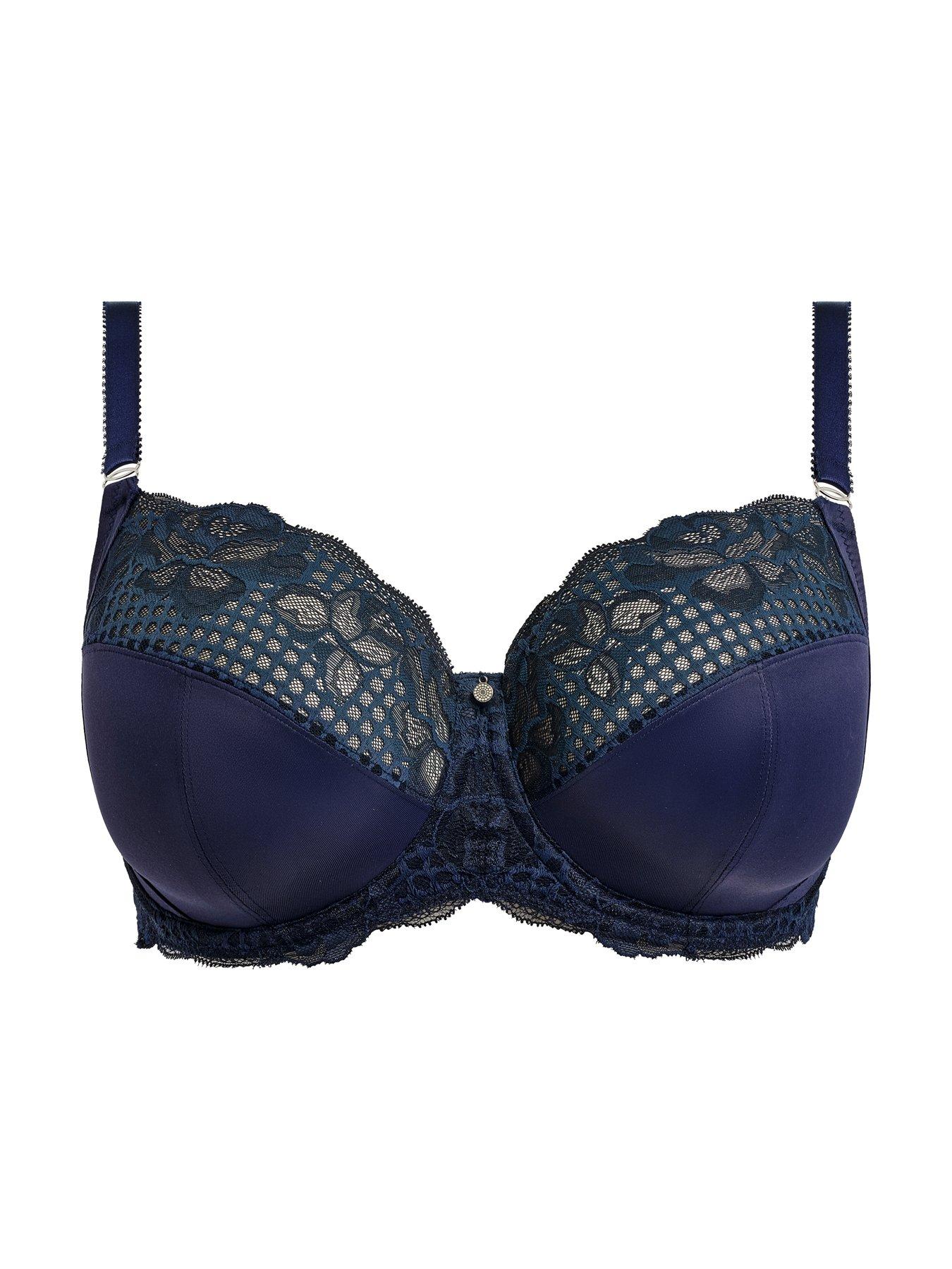 Image 4 of 4 of Fantasie Reflect Underwire Side Support Bra- Navy