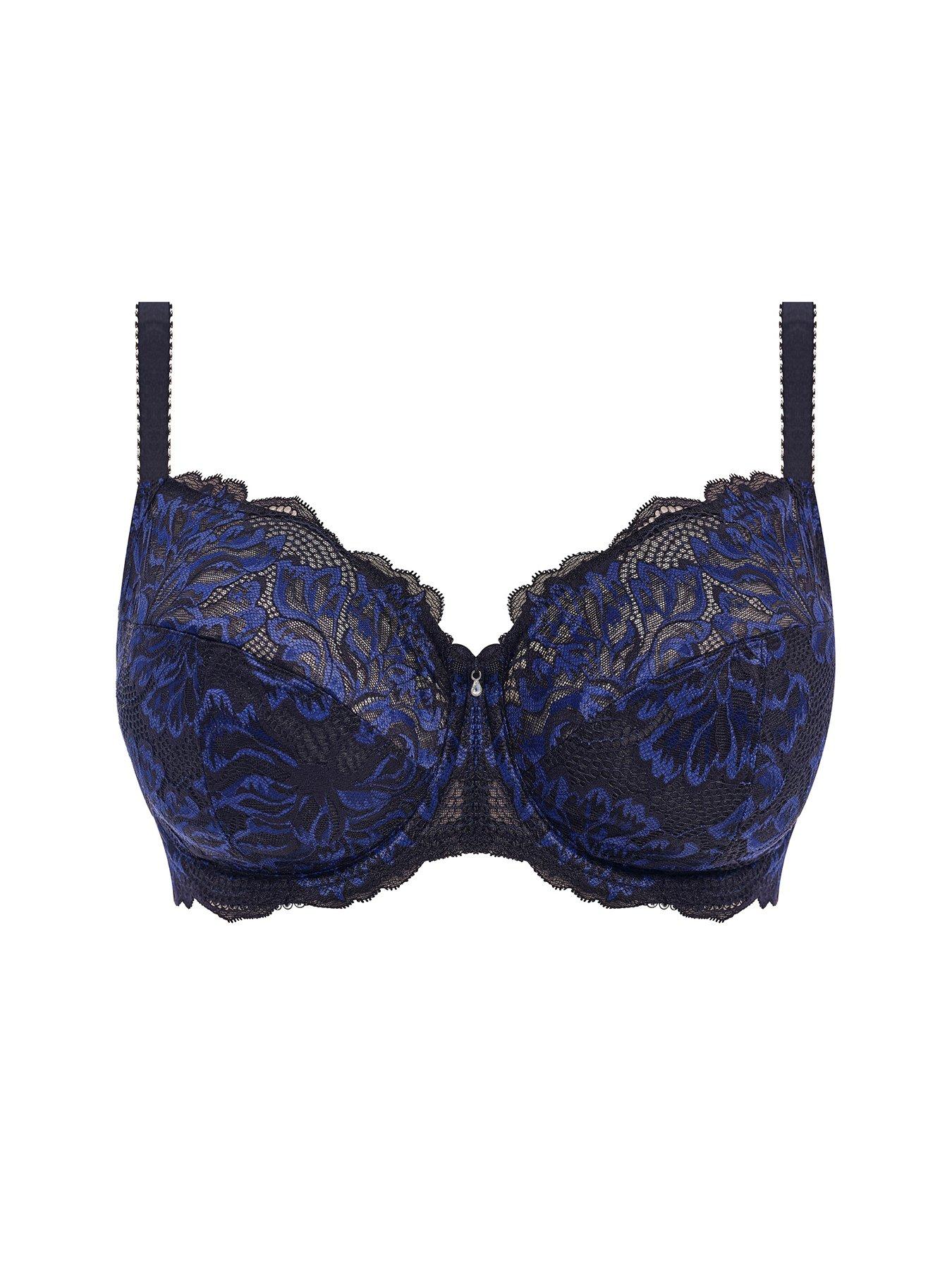Image 4 of 4 of Fantasie Emmaline Underwire Side Support Bra-Midnight - Multi