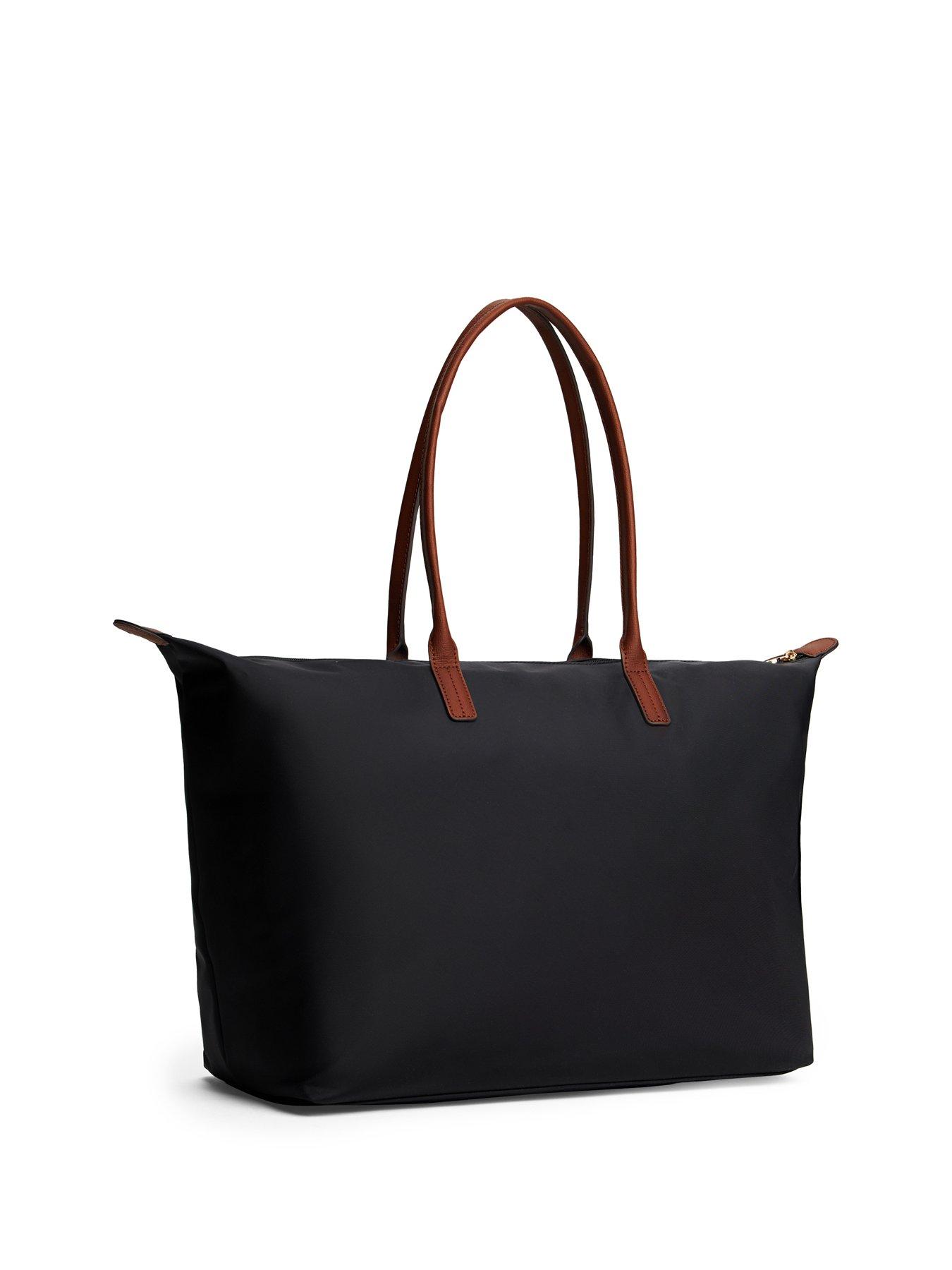 Image 2 of 4 of Tommy Hilfiger Popette Contrast Handle Tote Bag - Black