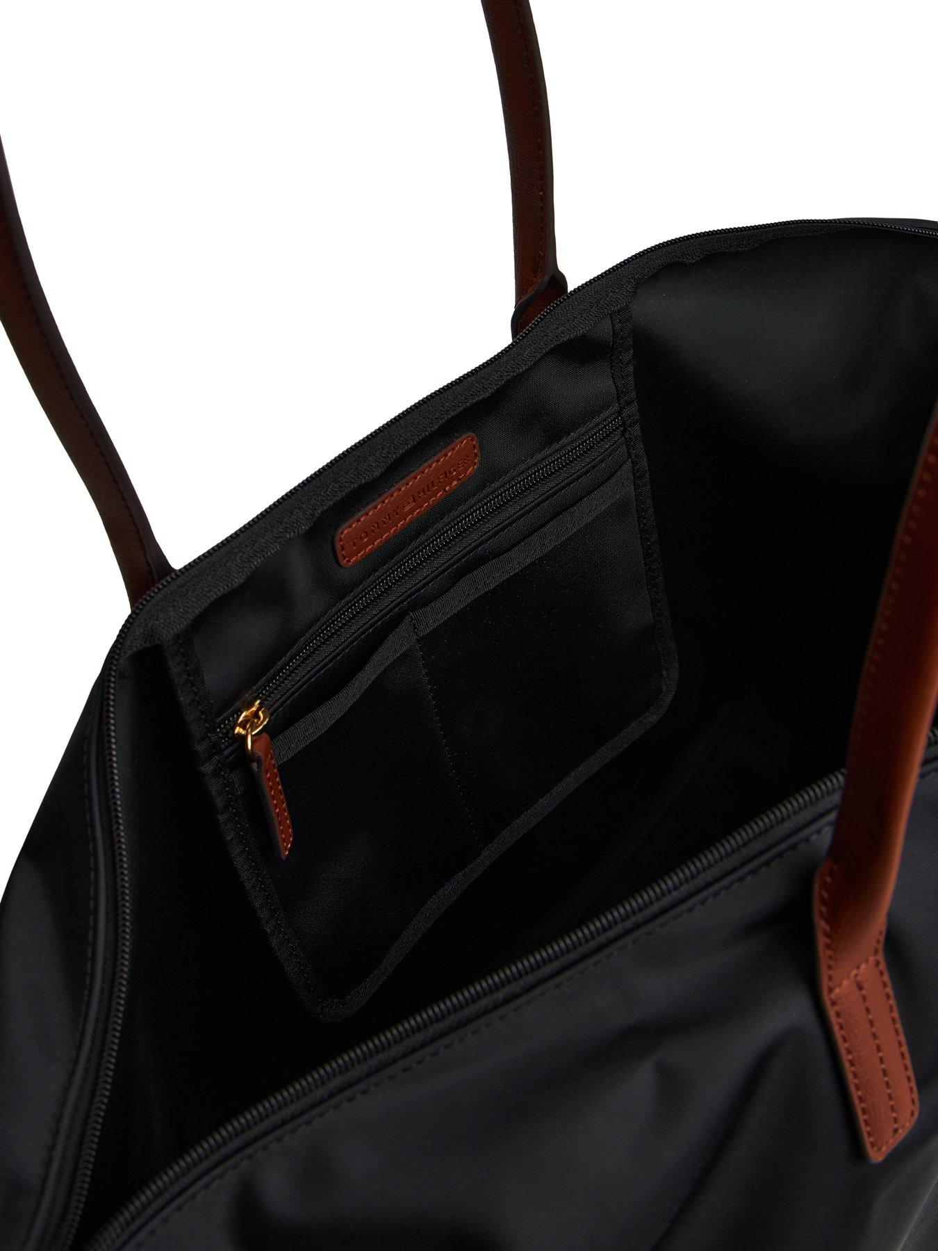 Image 4 of 4 of Tommy Hilfiger Popette Contrast Handle Tote Bag - Black