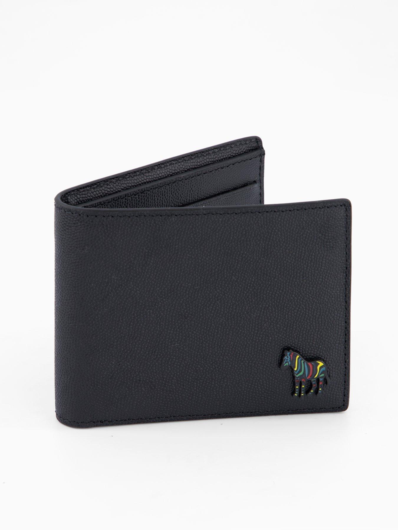 Image 2 of 4 of PS PAUL SMITH Zebra Billfold Wallet - Black