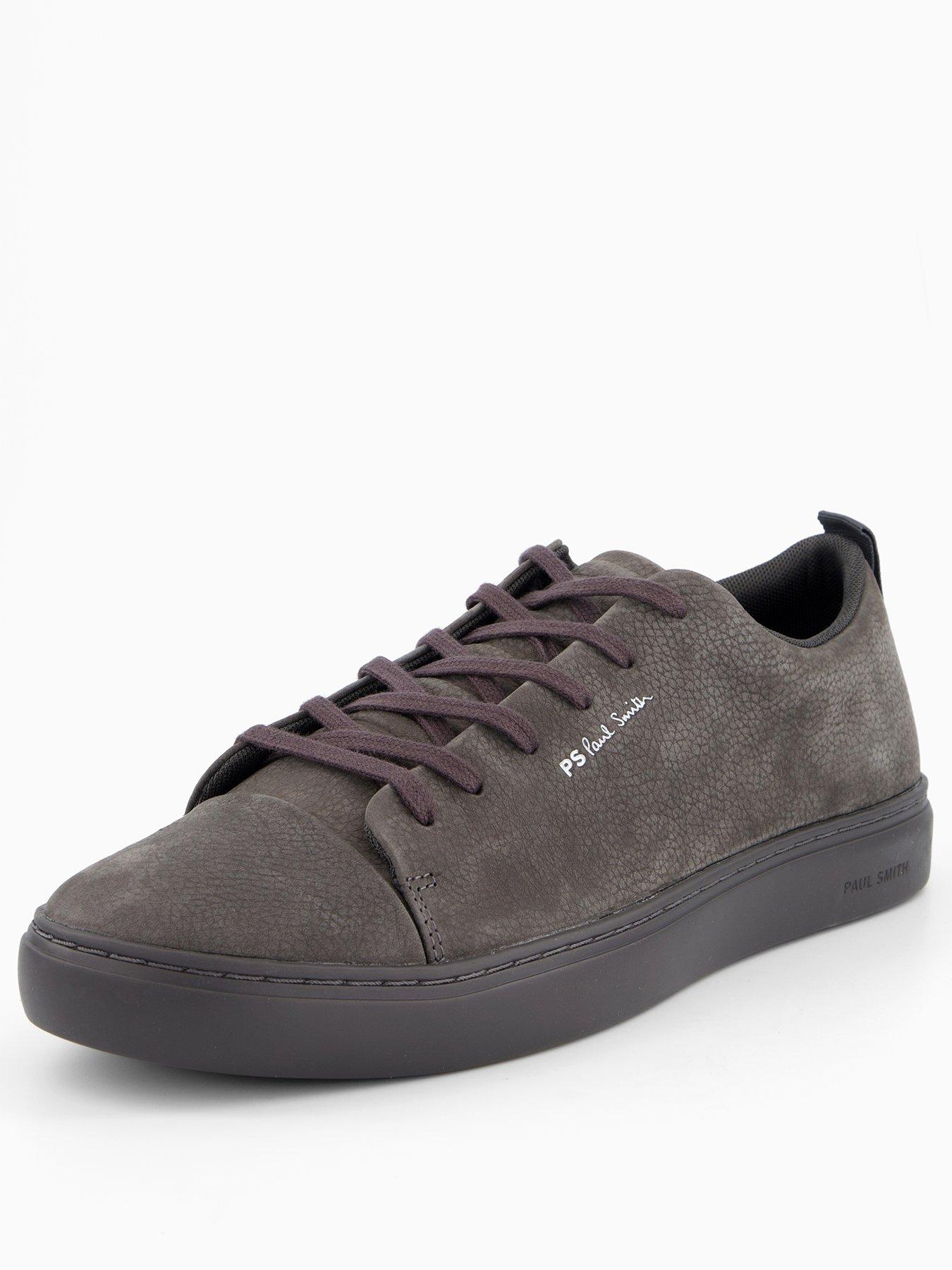 Image 2 of 7 of PS PAUL SMITH Lee Nubuck Grain Leather Sneaker - Grey