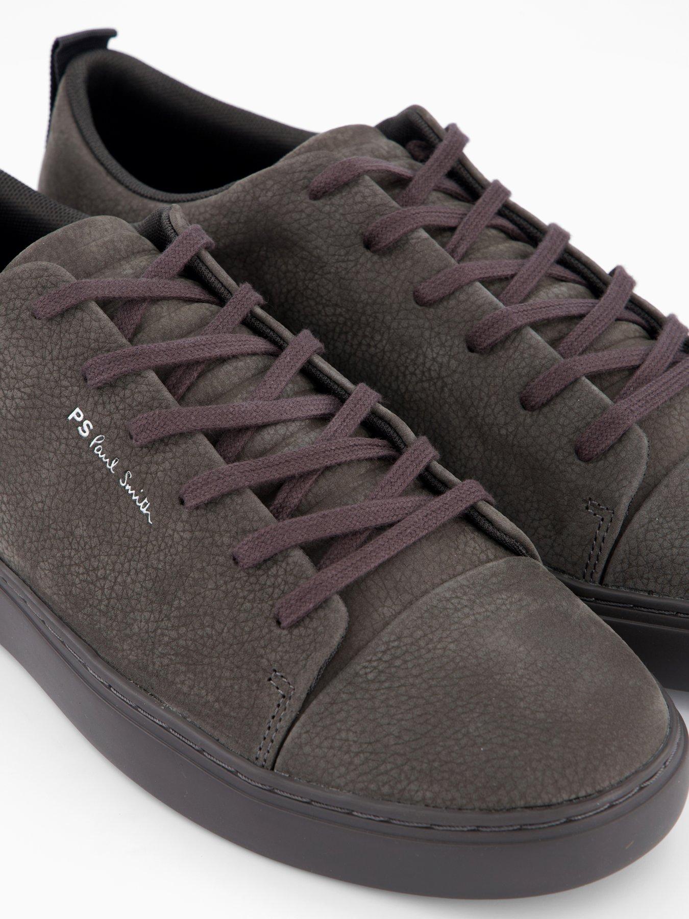 Image 5 of 7 of PS PAUL SMITH Lee Nubuck Grain Leather Sneaker - Grey