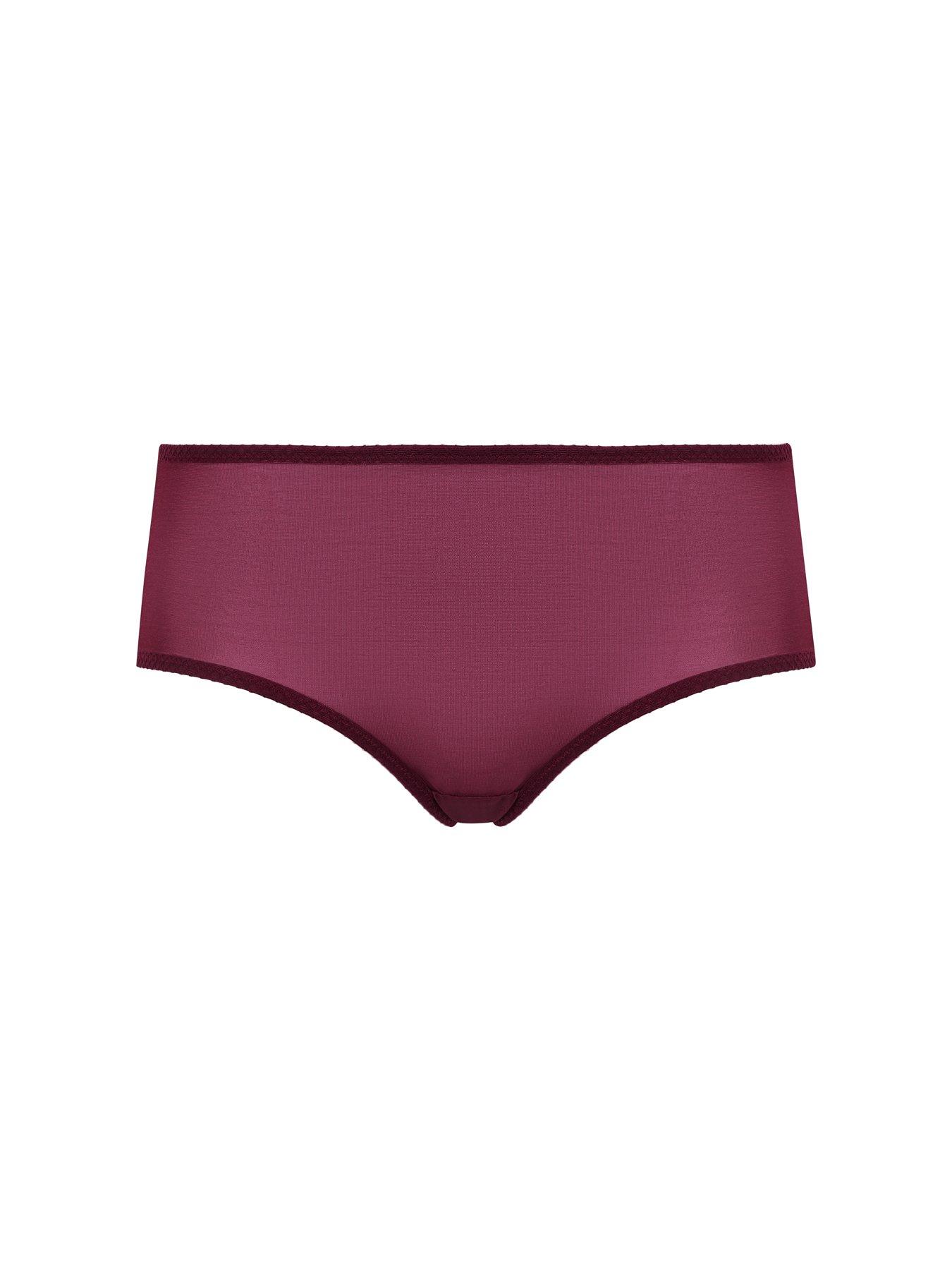 Image 5 of 5 of Gossard Glossies Sheer Short - Grape Wine