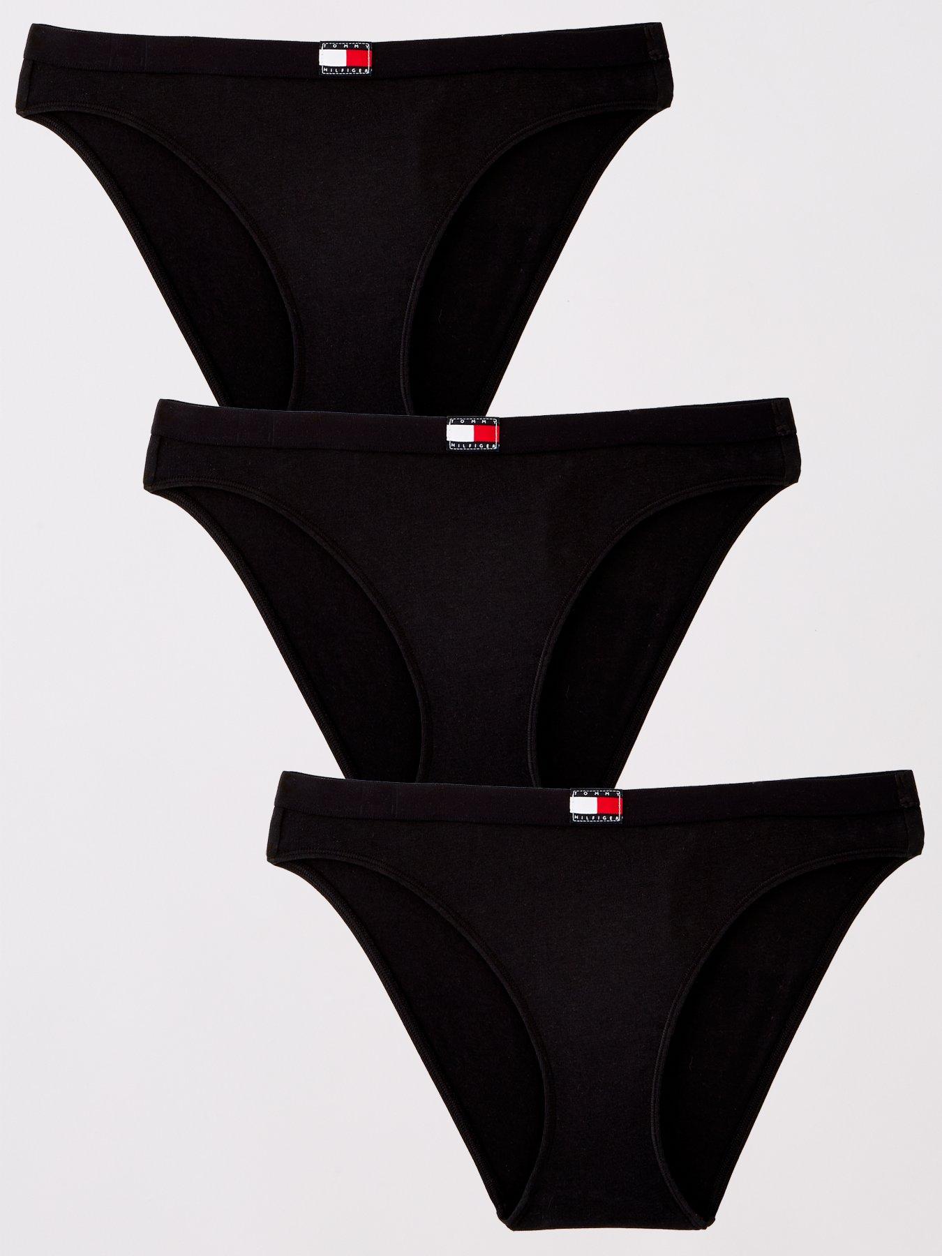 Tommy Hilfiger 3 Pack Knickers - Black