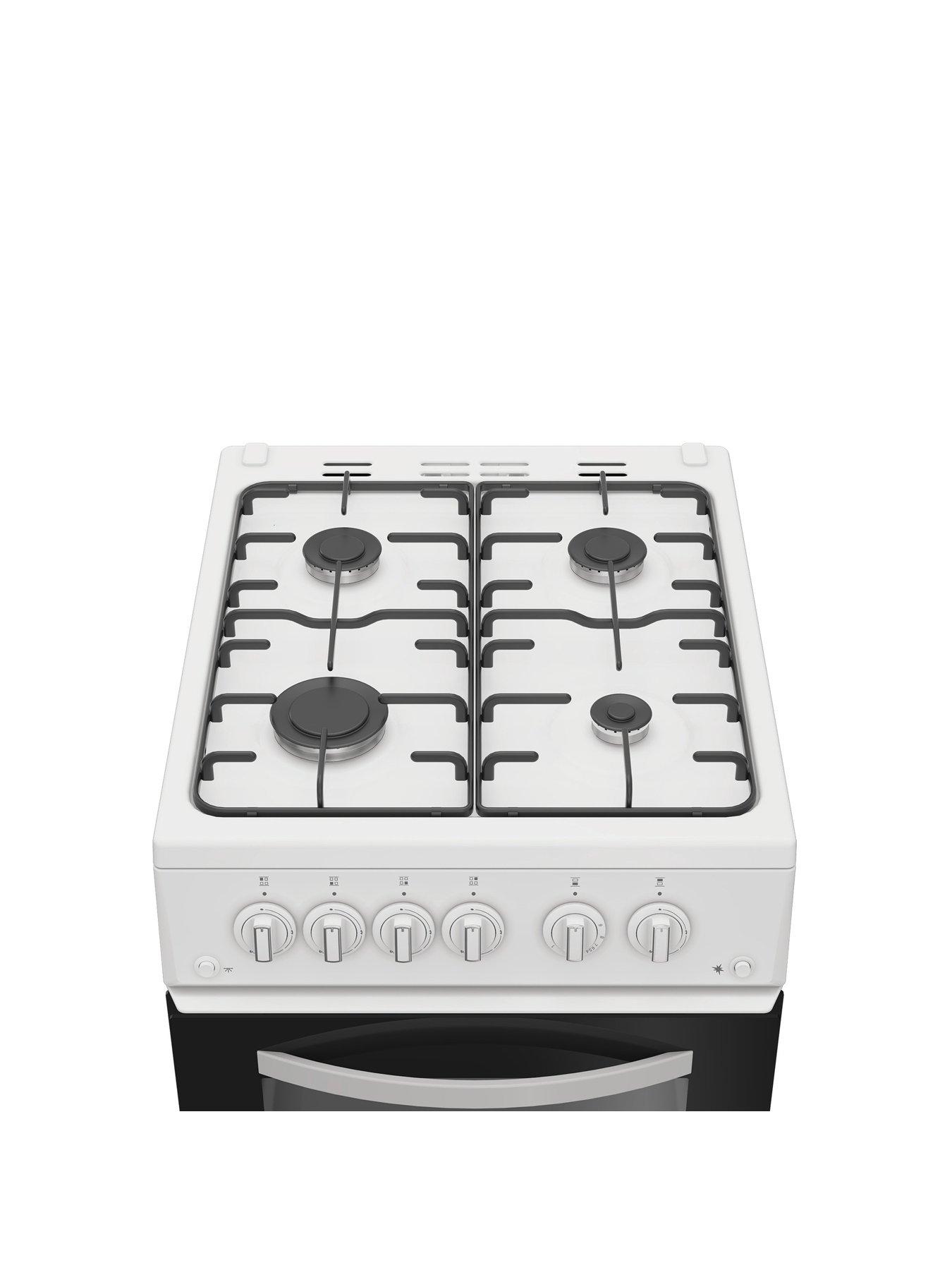  image of indesit-itg5gmw-gas-twin-cooker-white