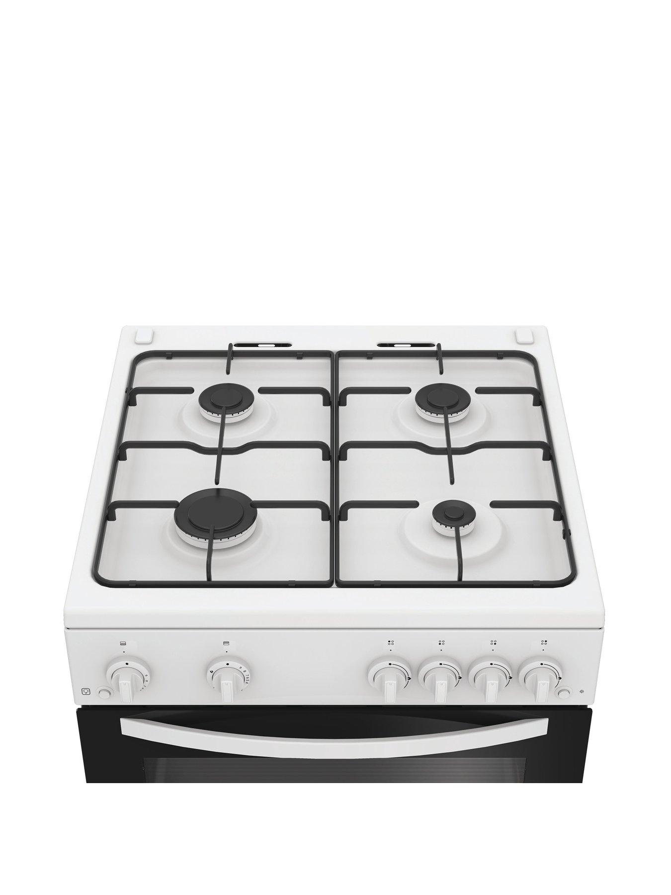  image of indesit-idg6gw-gas-double-cooker-white