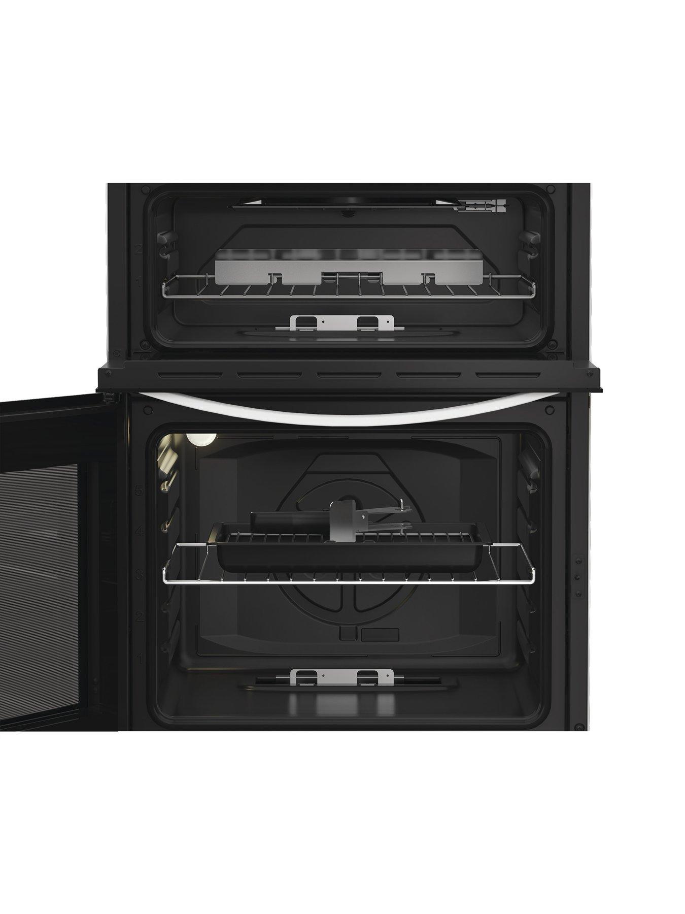  image of indesit-idg6gw-gas-double-cooker-white