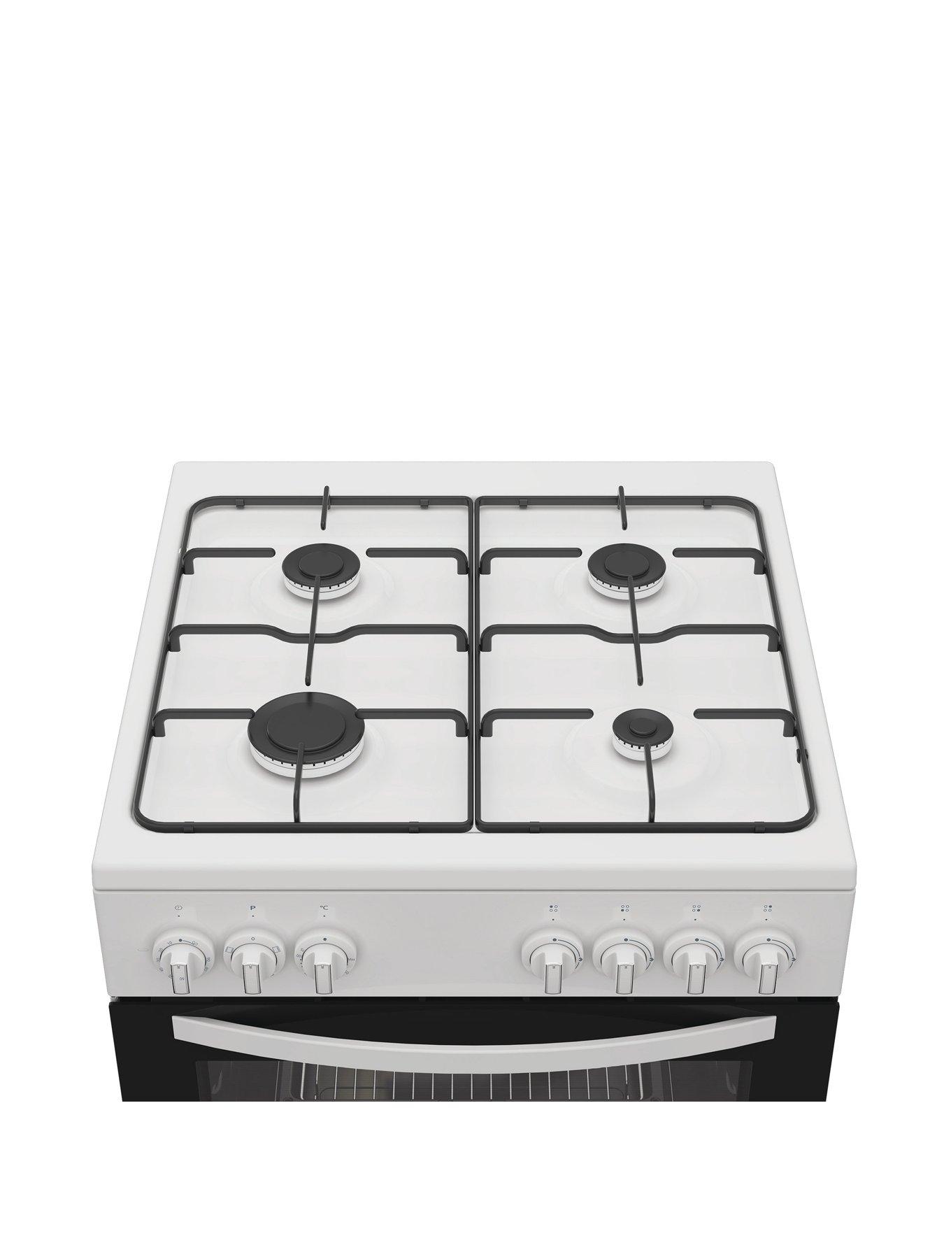 Image 4 of 6 of Indesit I6G3PMW/UK - Gas Single Cooker - White