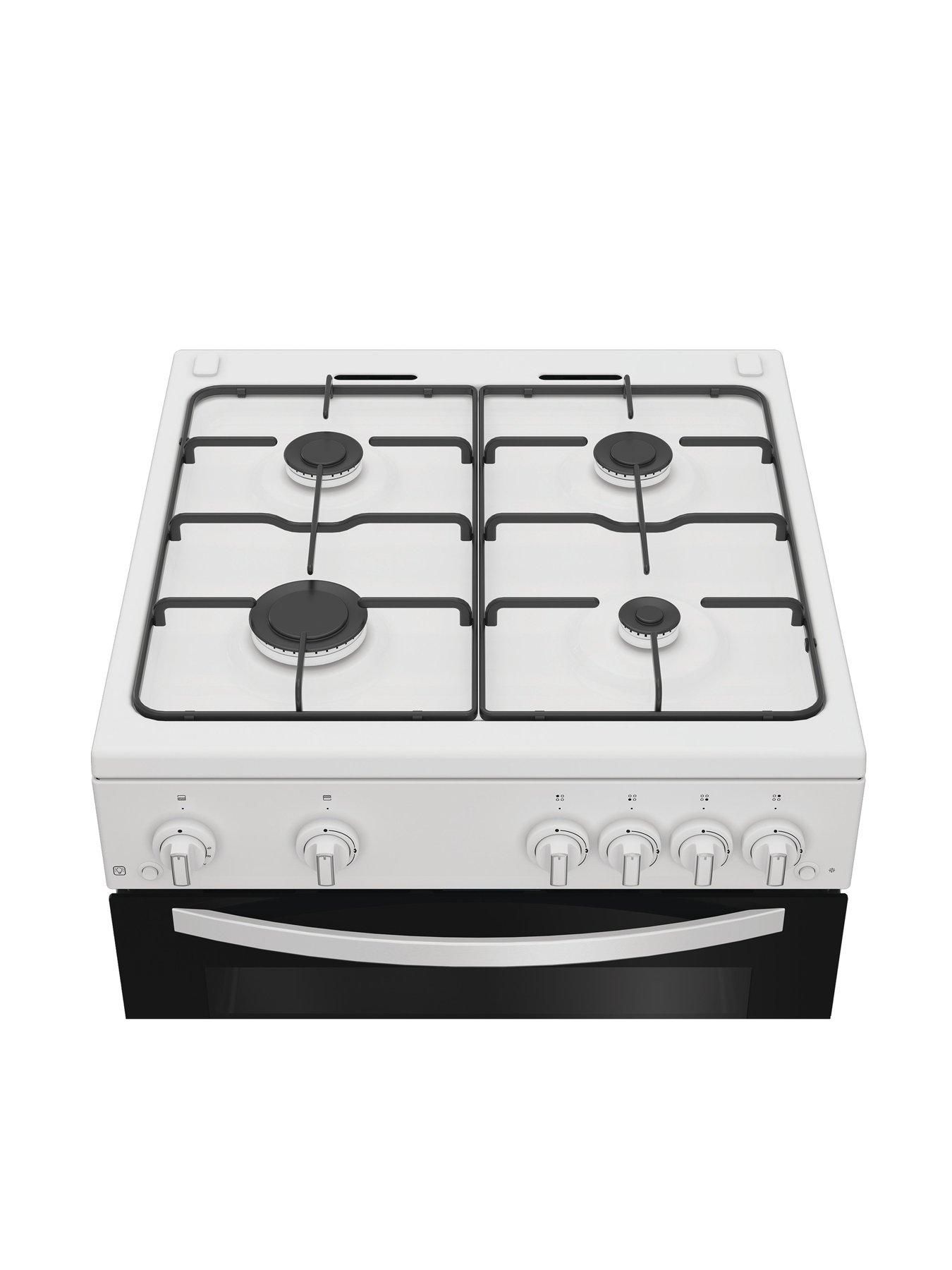 Image 4 of 6 of Indesit ITG6GW - Gas Twin Cooker - White