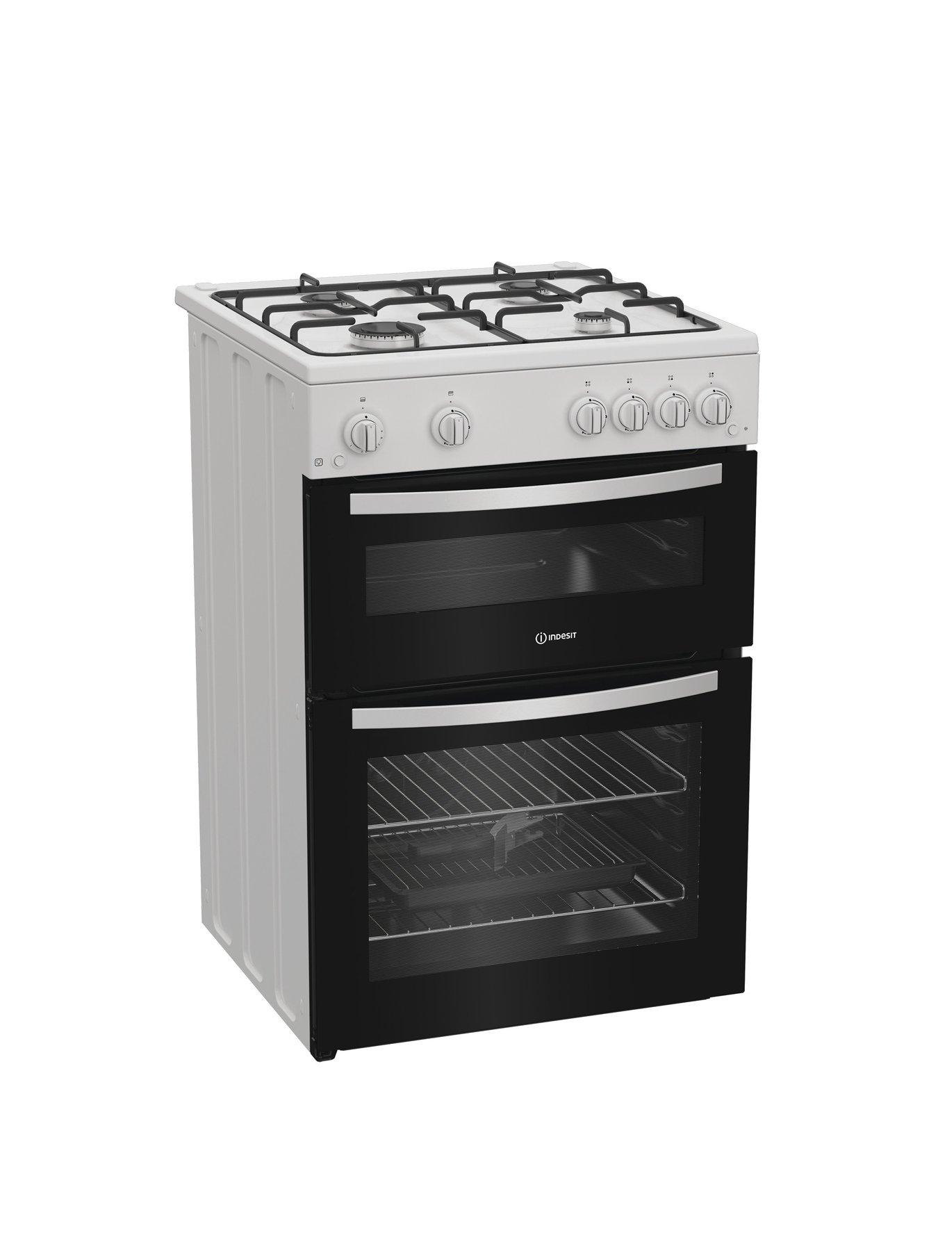  image of indesit-itg6gw-gas-twin-cooker-white