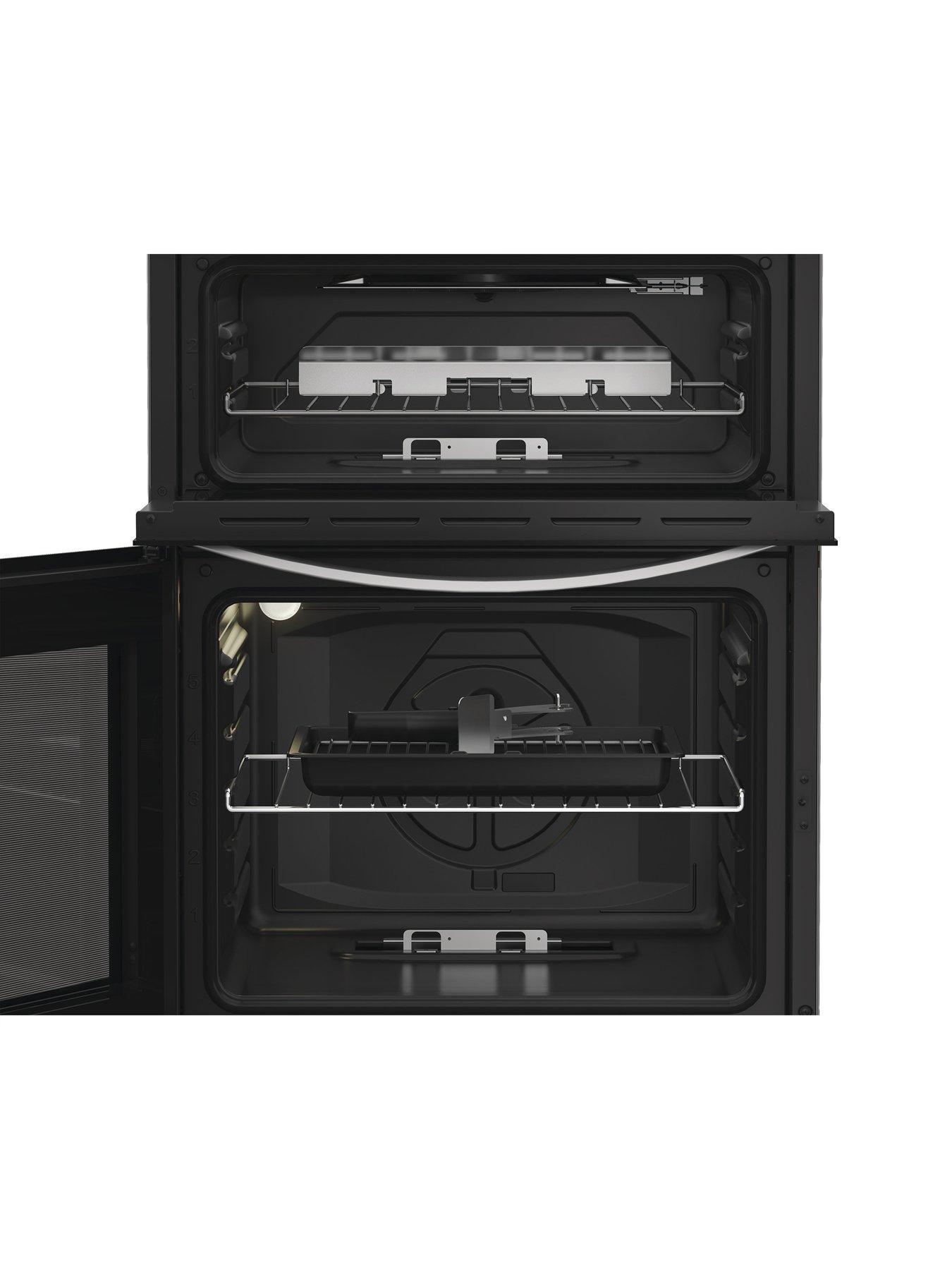 Image 6 of 6 of Indesit IDG6GS - Gas Double Cooker - Silver