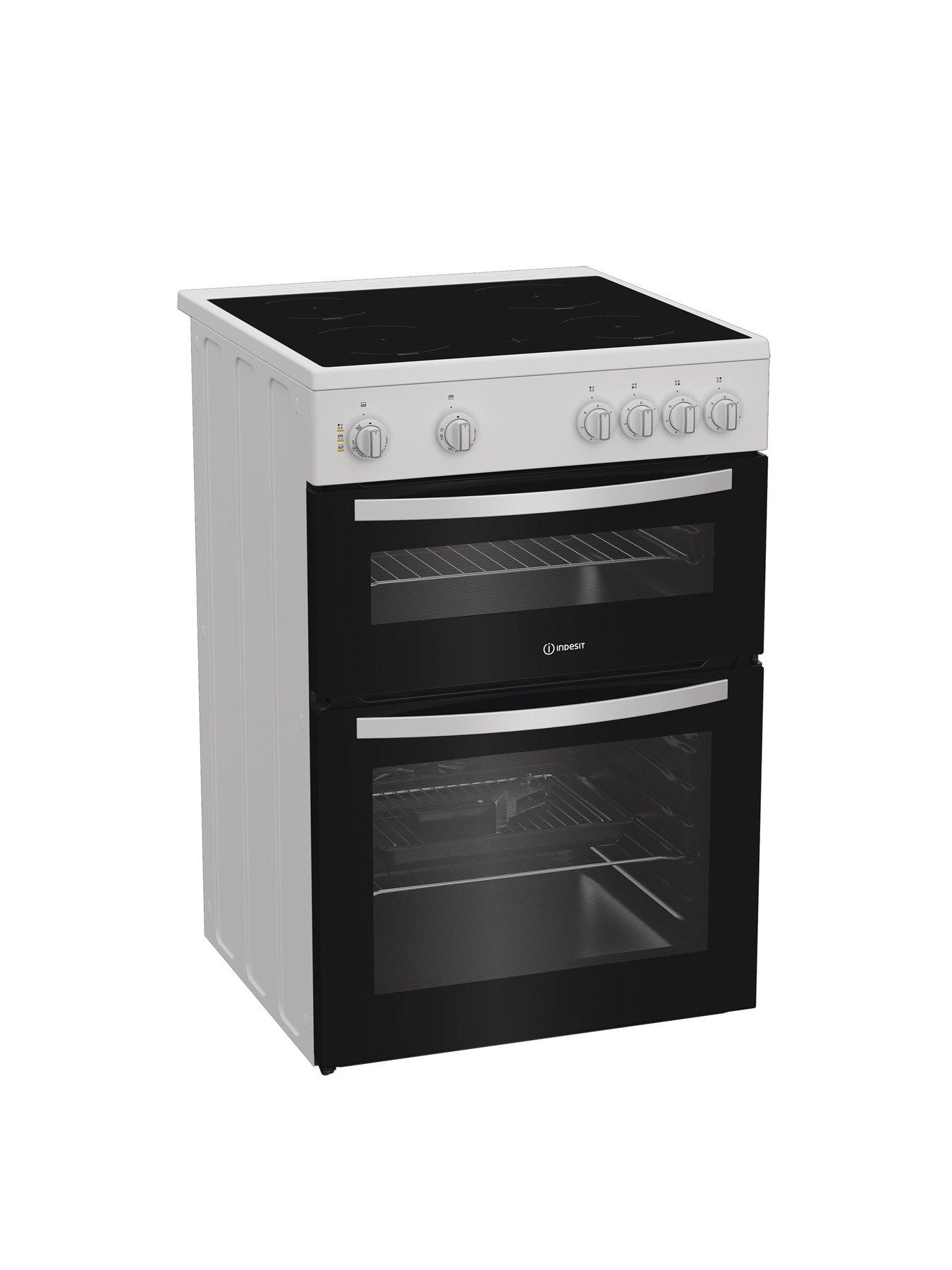Image 2 of 6 of Indesit IDE6VMW - Electric Double Cooker - White
