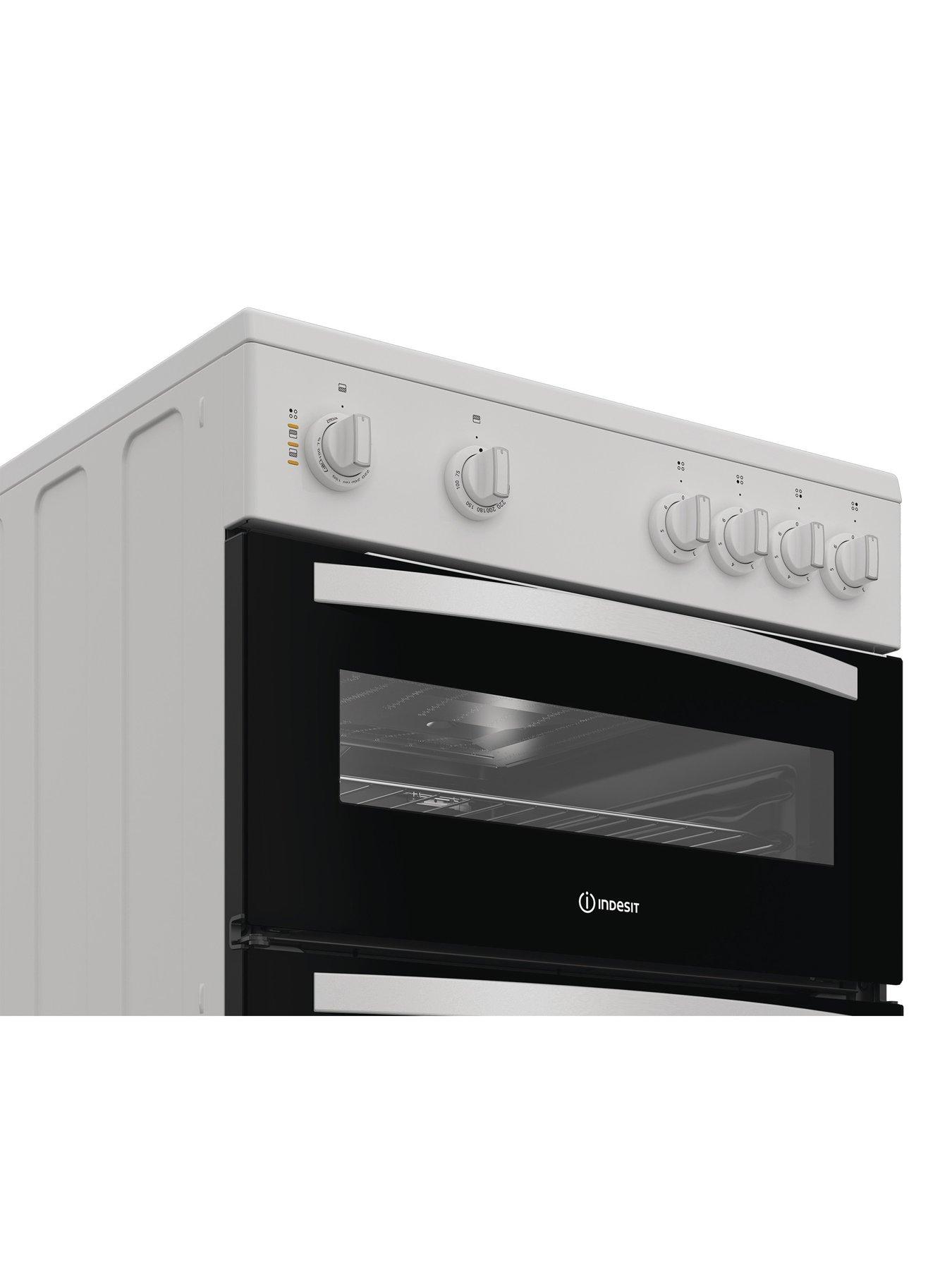 Image 3 of 6 of Indesit IDE6VMW - Electric Double Cooker - White