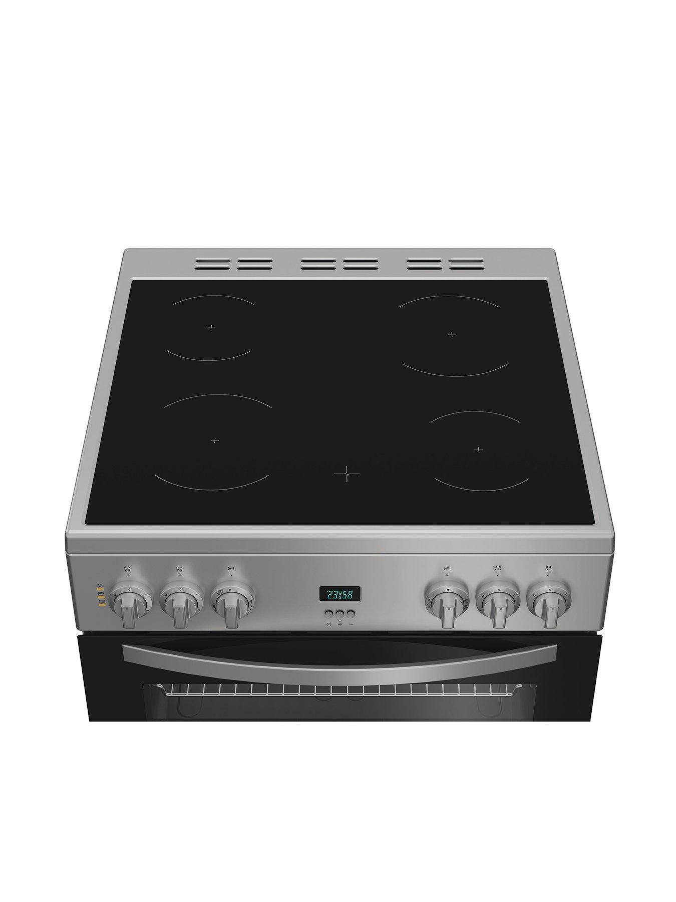 Image 5 of 6 of Indesit IDE6VDCS1 - Electric Double Cooker - Silver