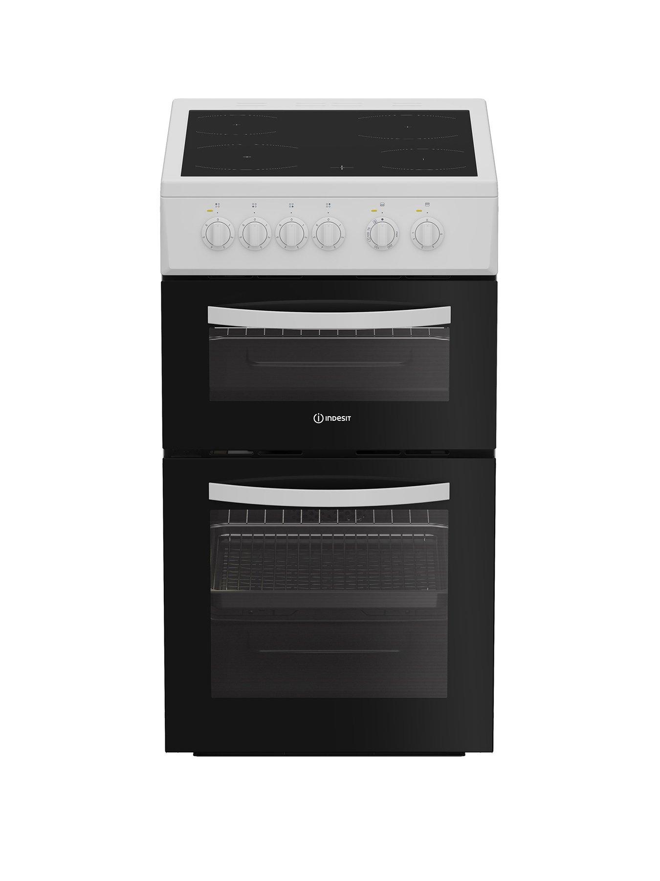 Image 1 of 6 of Indesit ITE5VMW - Electric Twin Cooker - White